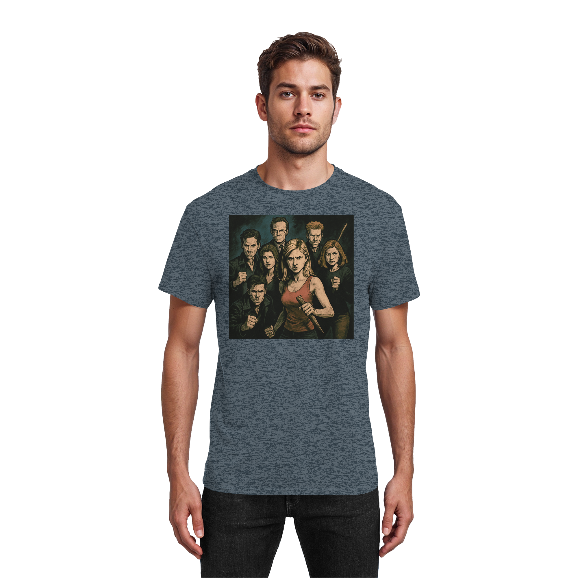 Gemeinsam gegen die Dunkelheit - Heavy Cotton T-Shirt