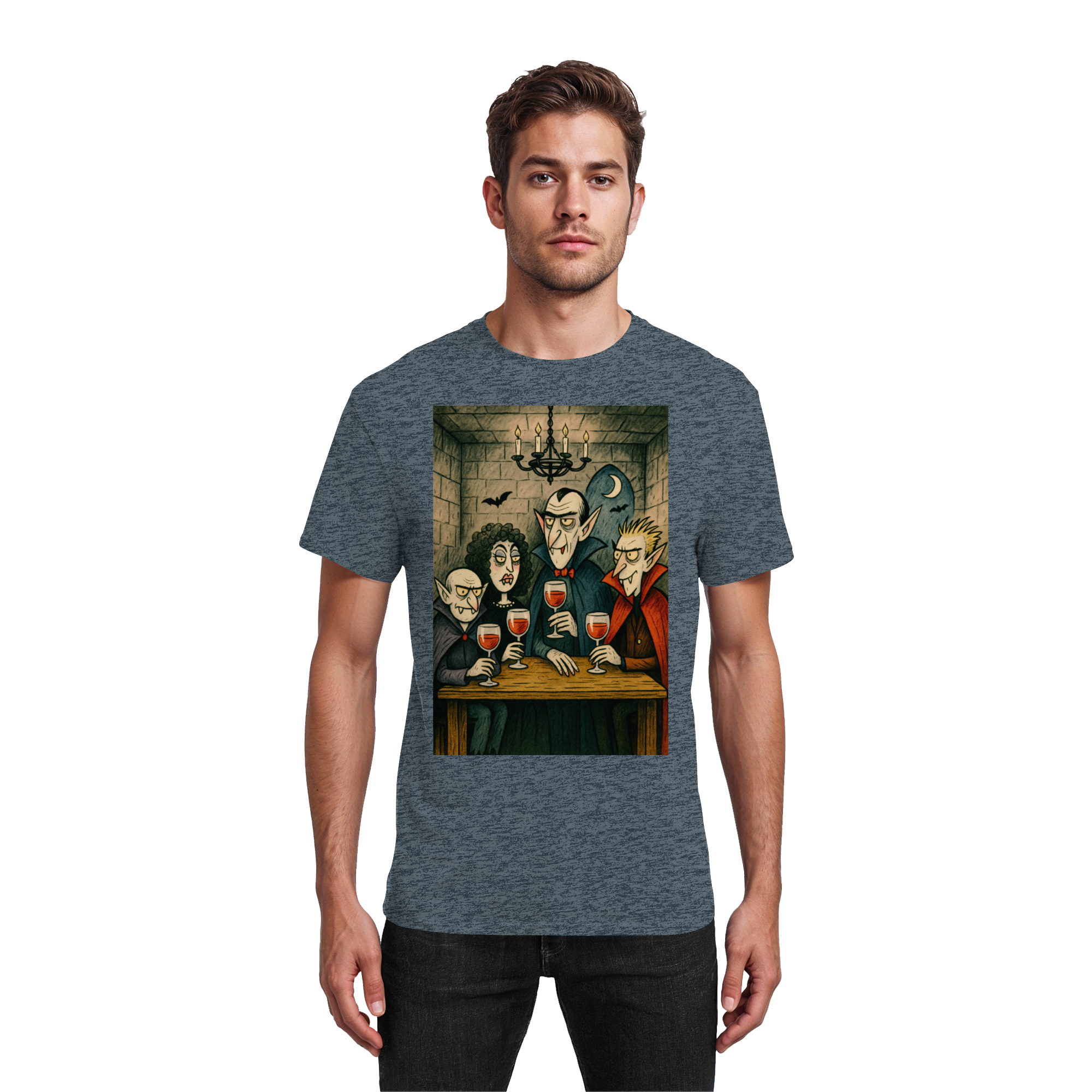 Vampires & Vino - Heavy Cotton T-Shirt