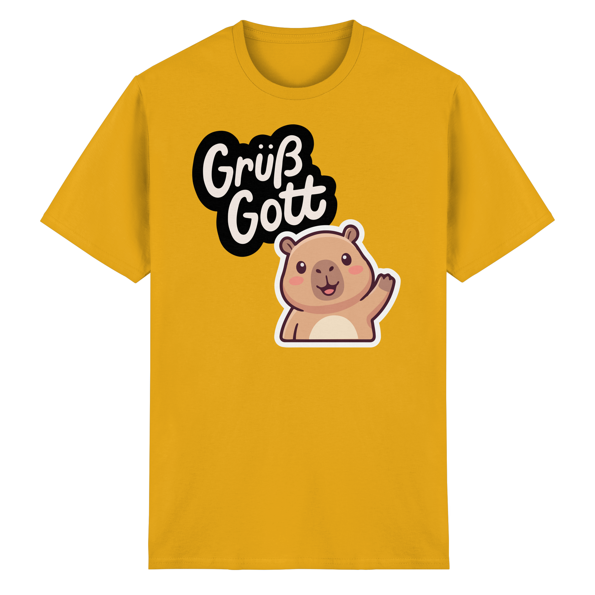 Grüß Gott Capybara | - Heavy Cotton T-Shirt
