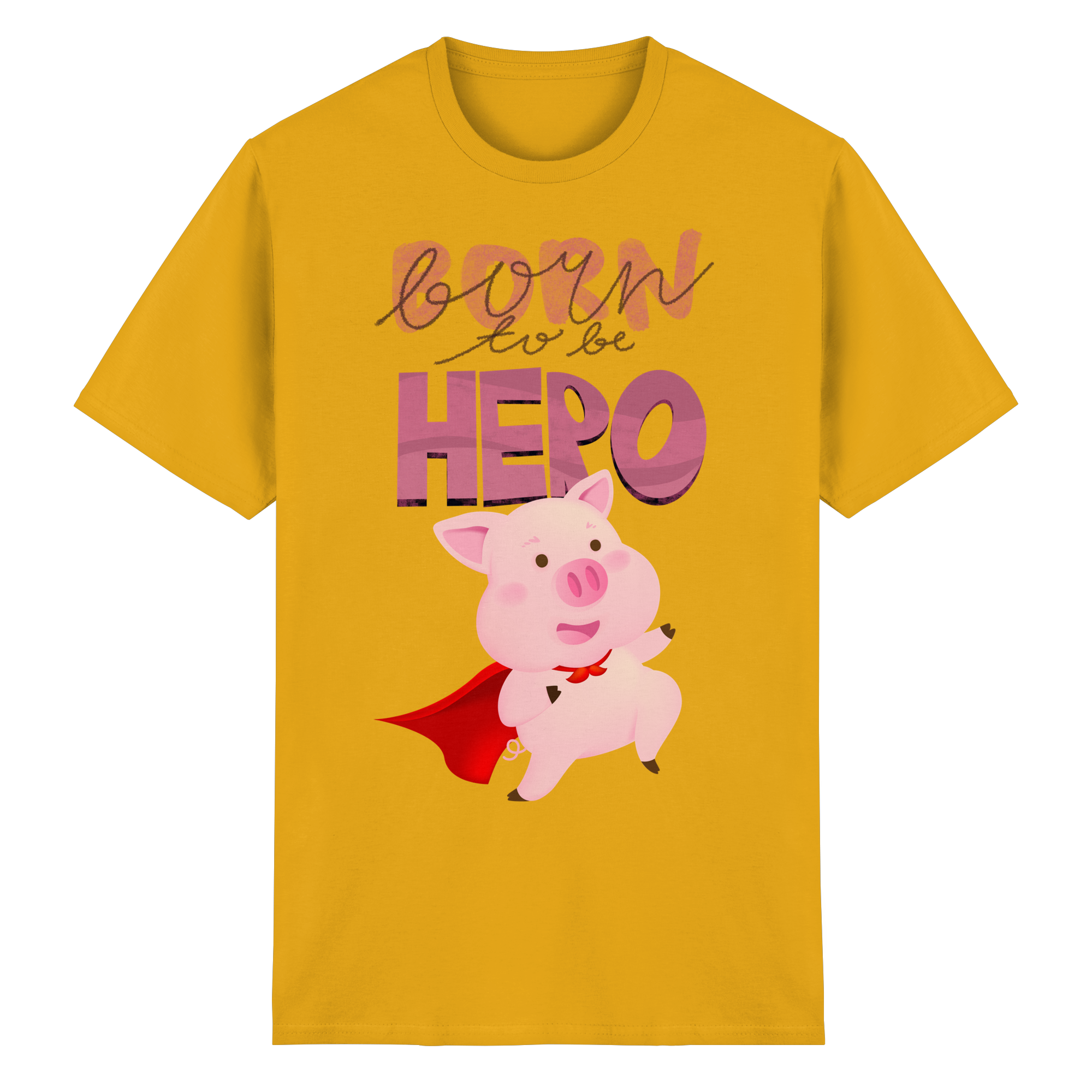 Born to be Hero - Heavy Cotton T-Shirt