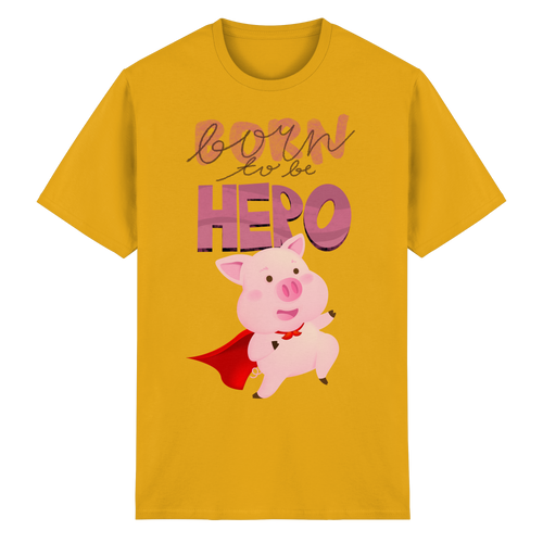 Born to be Hero - Heavy Cotton T-Shirt