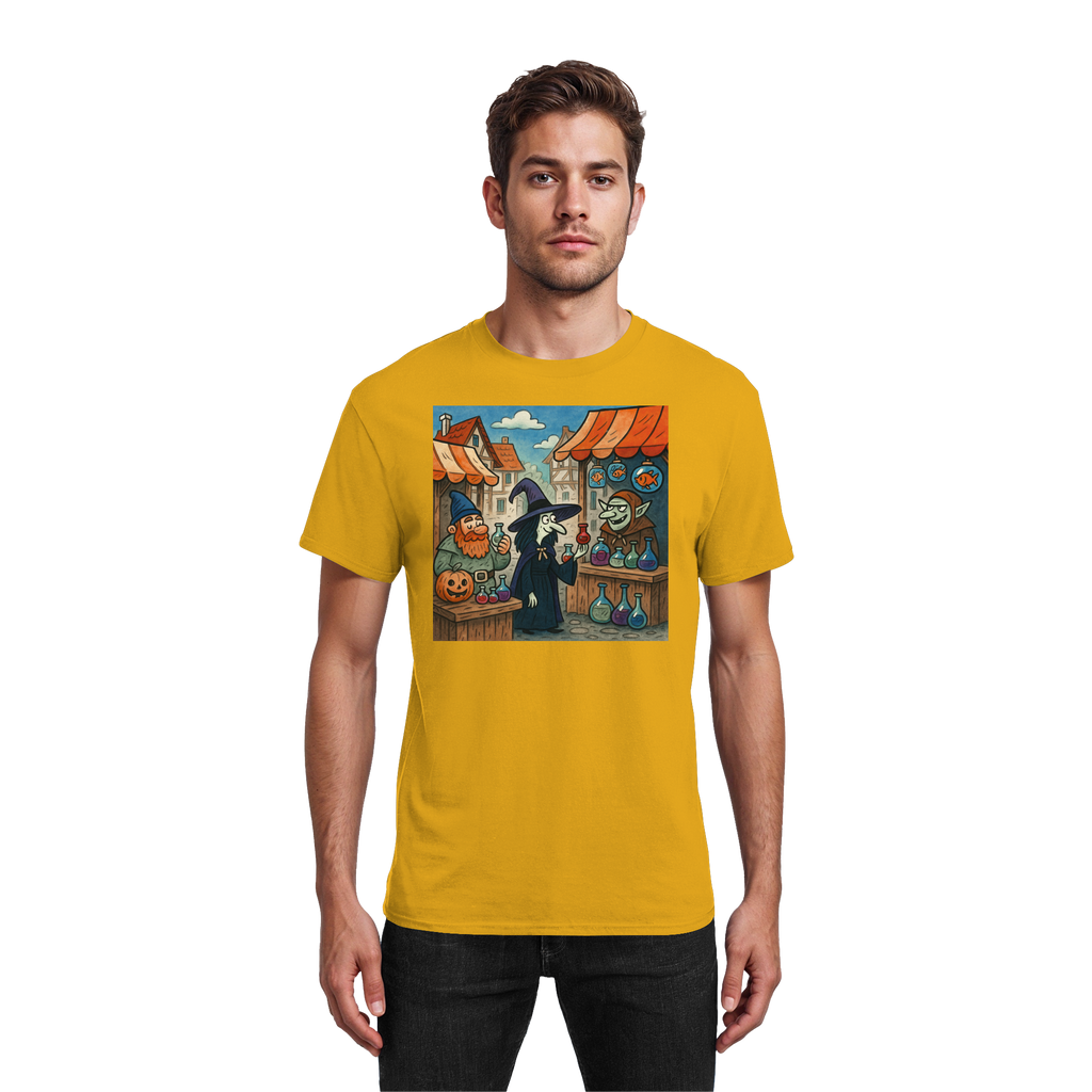 Niedlicher Hexenmarkt - Heavy Cotton T-Shirt