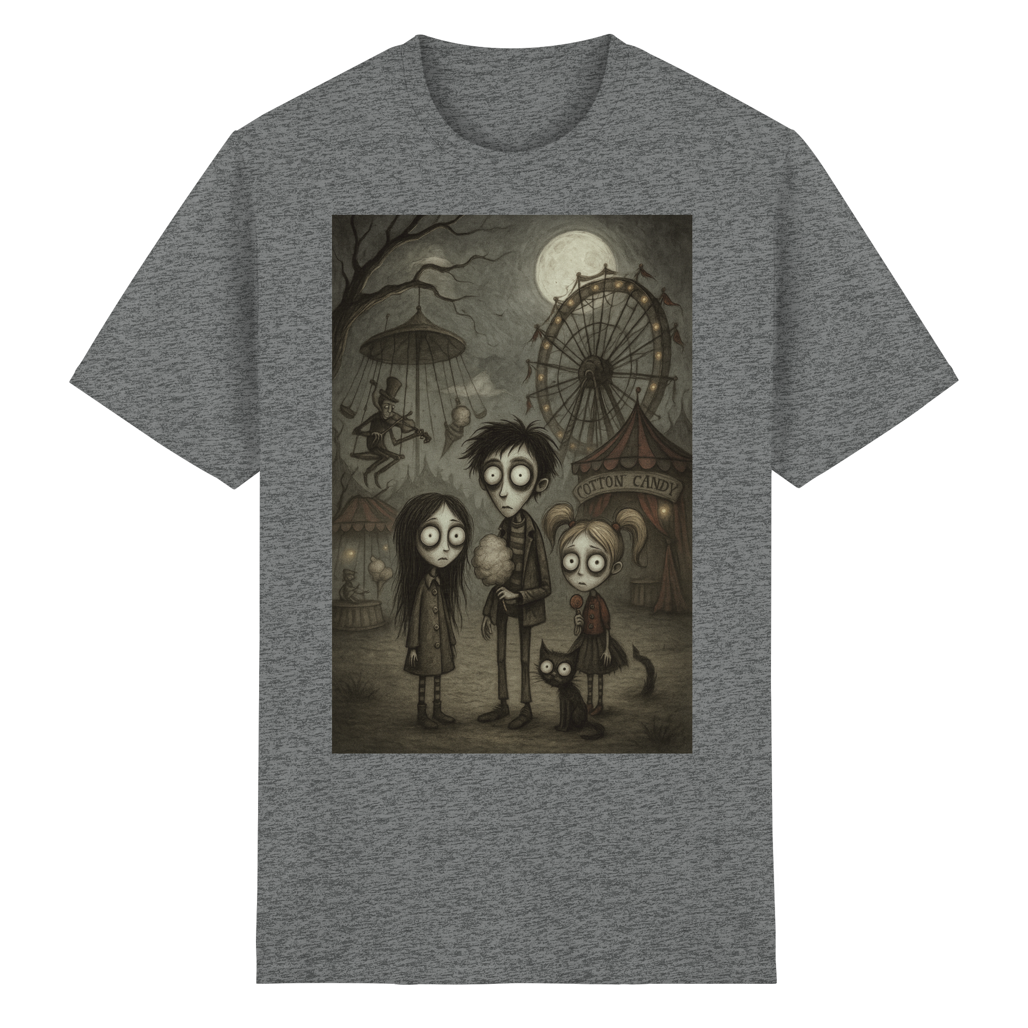 Der Mitternachtsjahrmarkt - Heavy Cotton T-Shirt