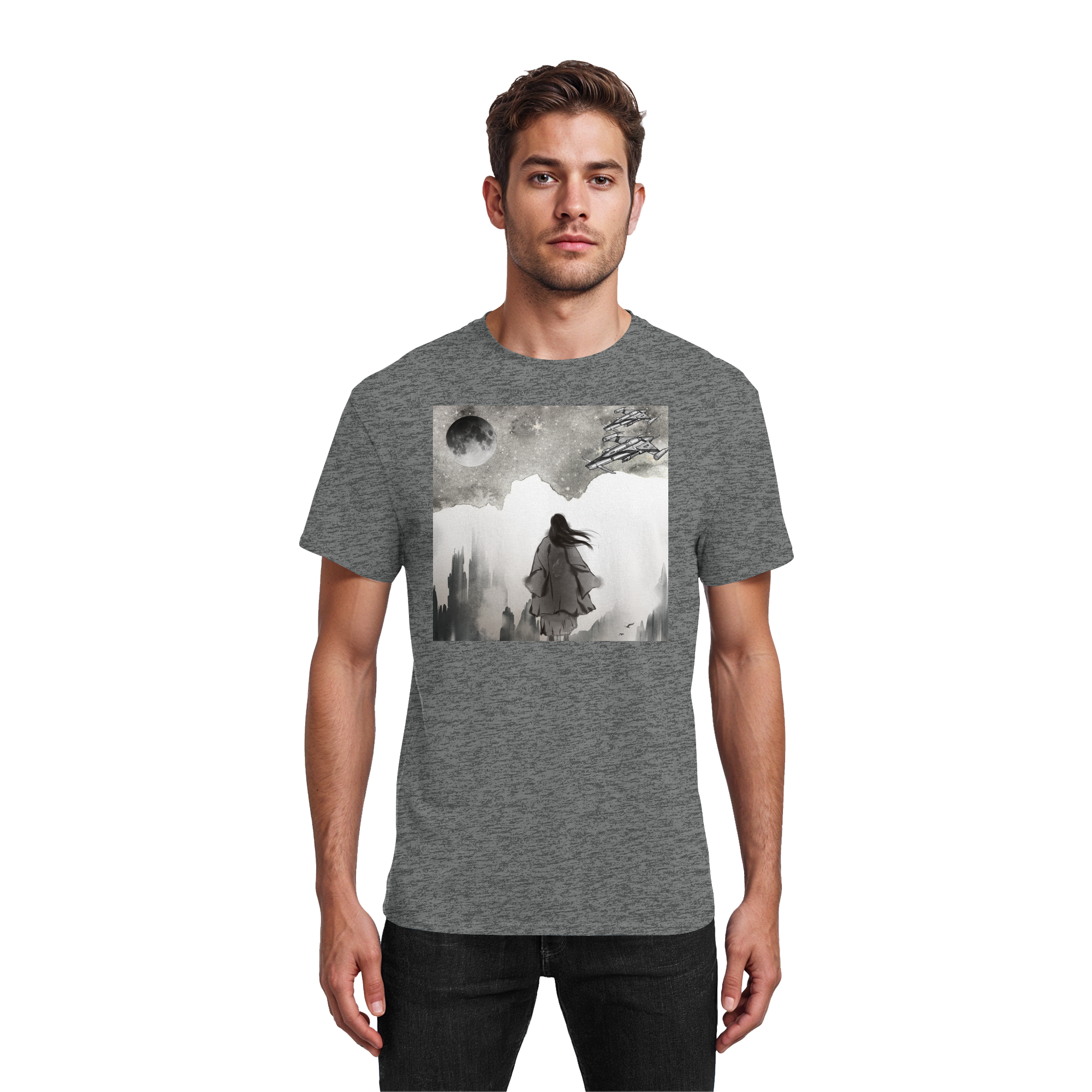 Zwischen den Sternen - Heavy Cotton T-Shirt
