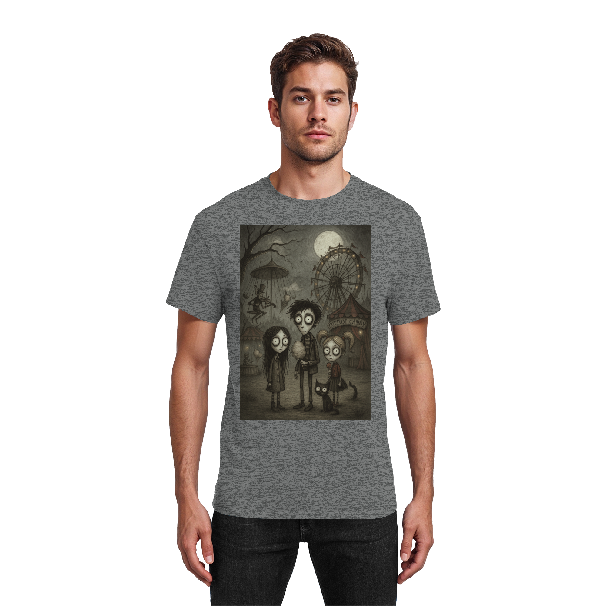 Der Mitternachtsjahrmarkt - Heavy Cotton T-Shirt