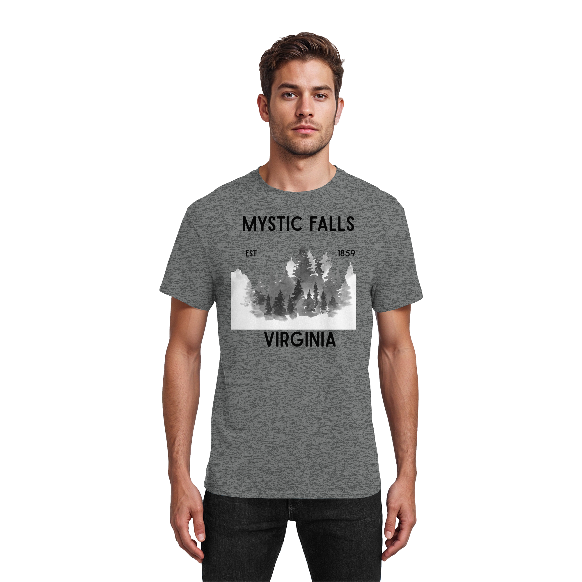 Ein ganz normaler Abend in Mystic Falls - Heavy Cotton T-Shirt