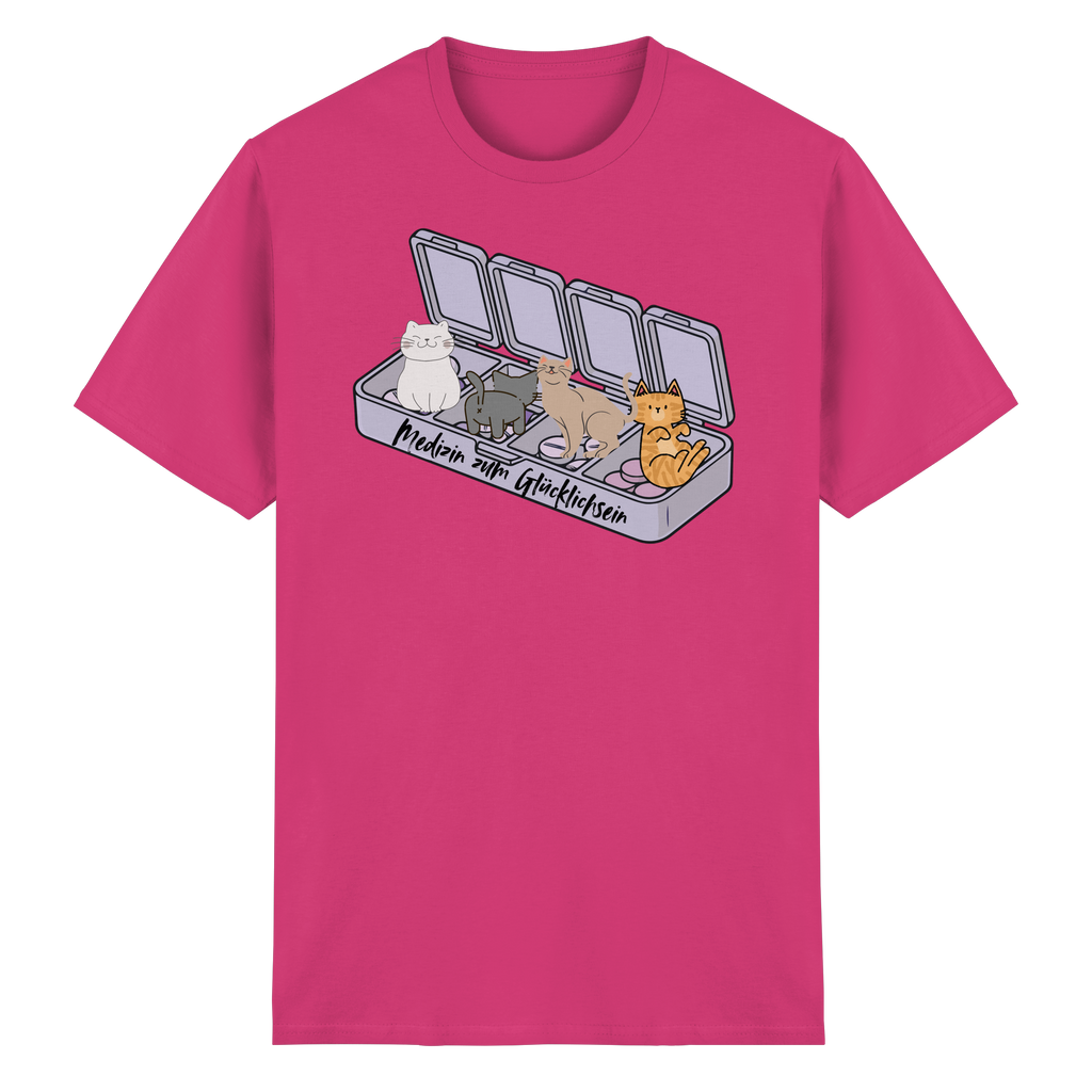 Medizin zum Glücklichsein - Heavy Cotton T-Shirt