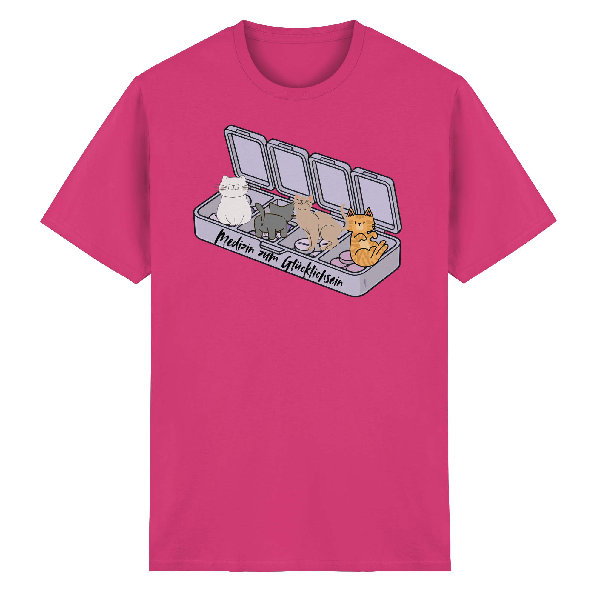 Medizin zum Glücklichsein - Heavy Cotton T-Shirt