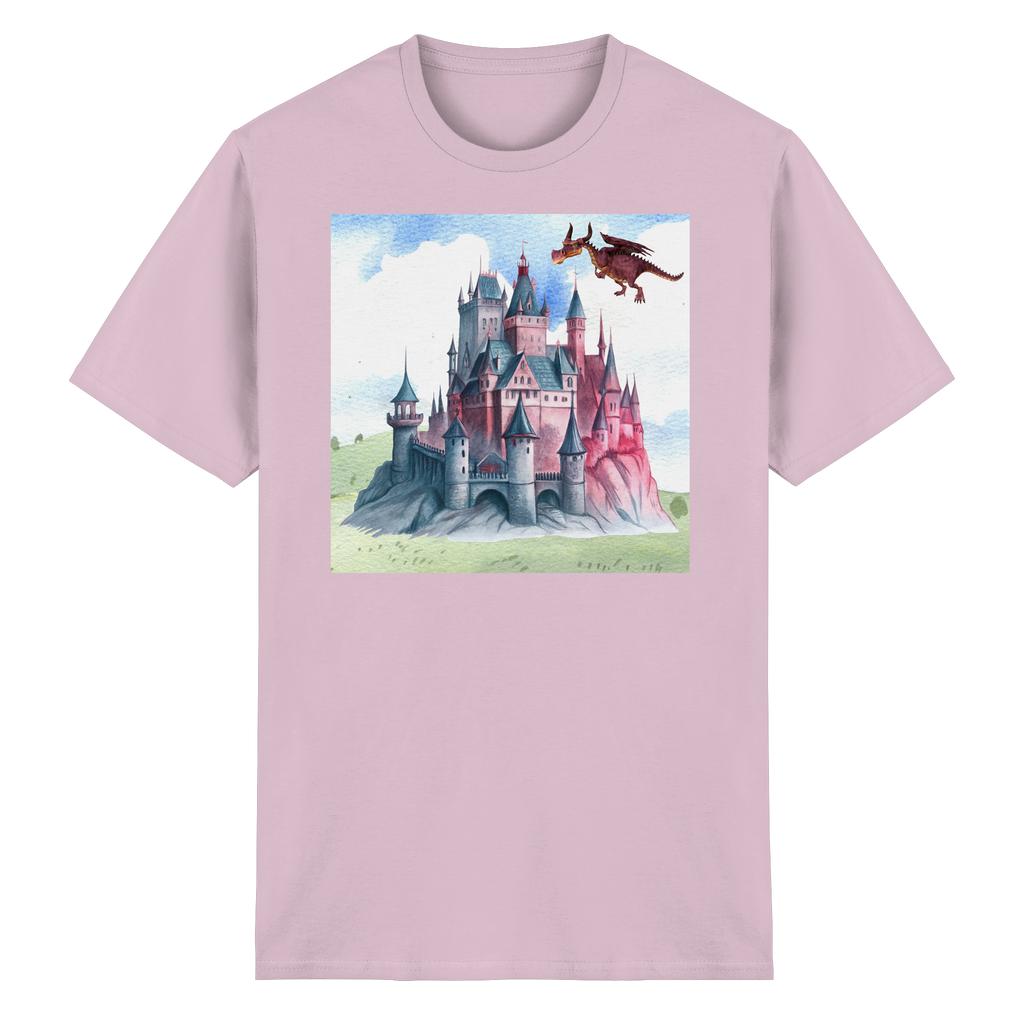 Das Schloss der Drachen - Heavy Cotton T-Shirt