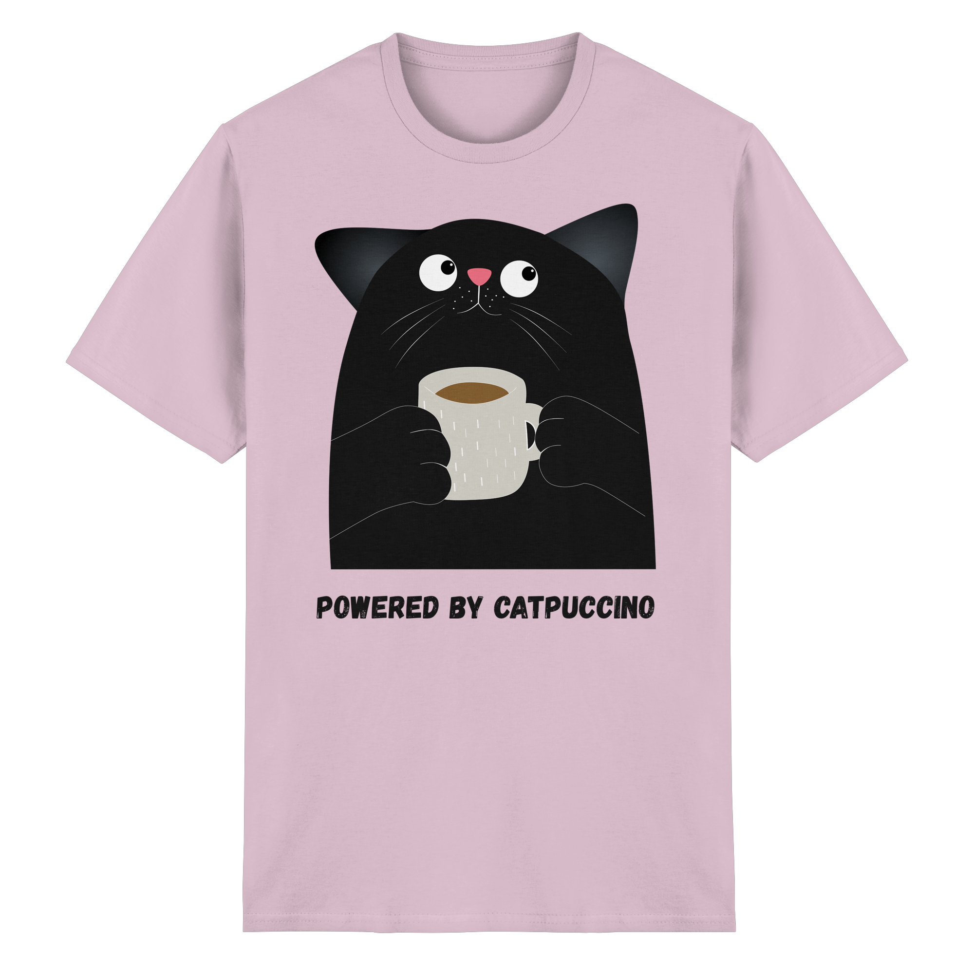 Powered by Catpuccino - Heavy Cotton T-Shirt