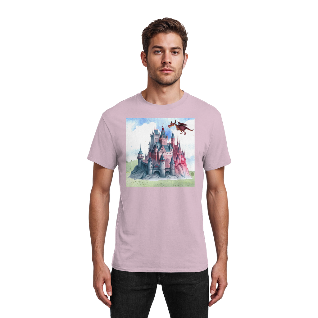 Das Schloss der Drachen - Heavy Cotton T-Shirt