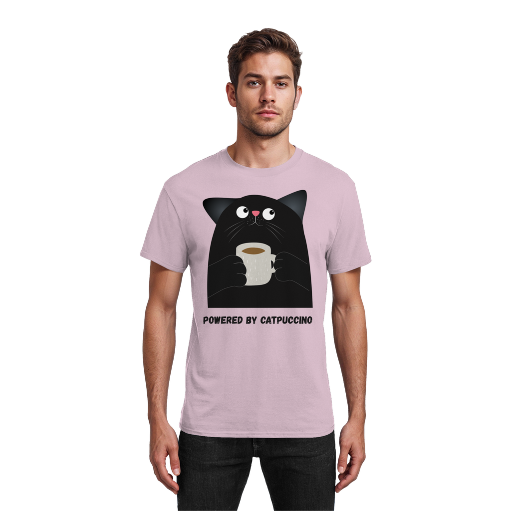 Powered by Catpuccino - Heavy Cotton T-Shirt