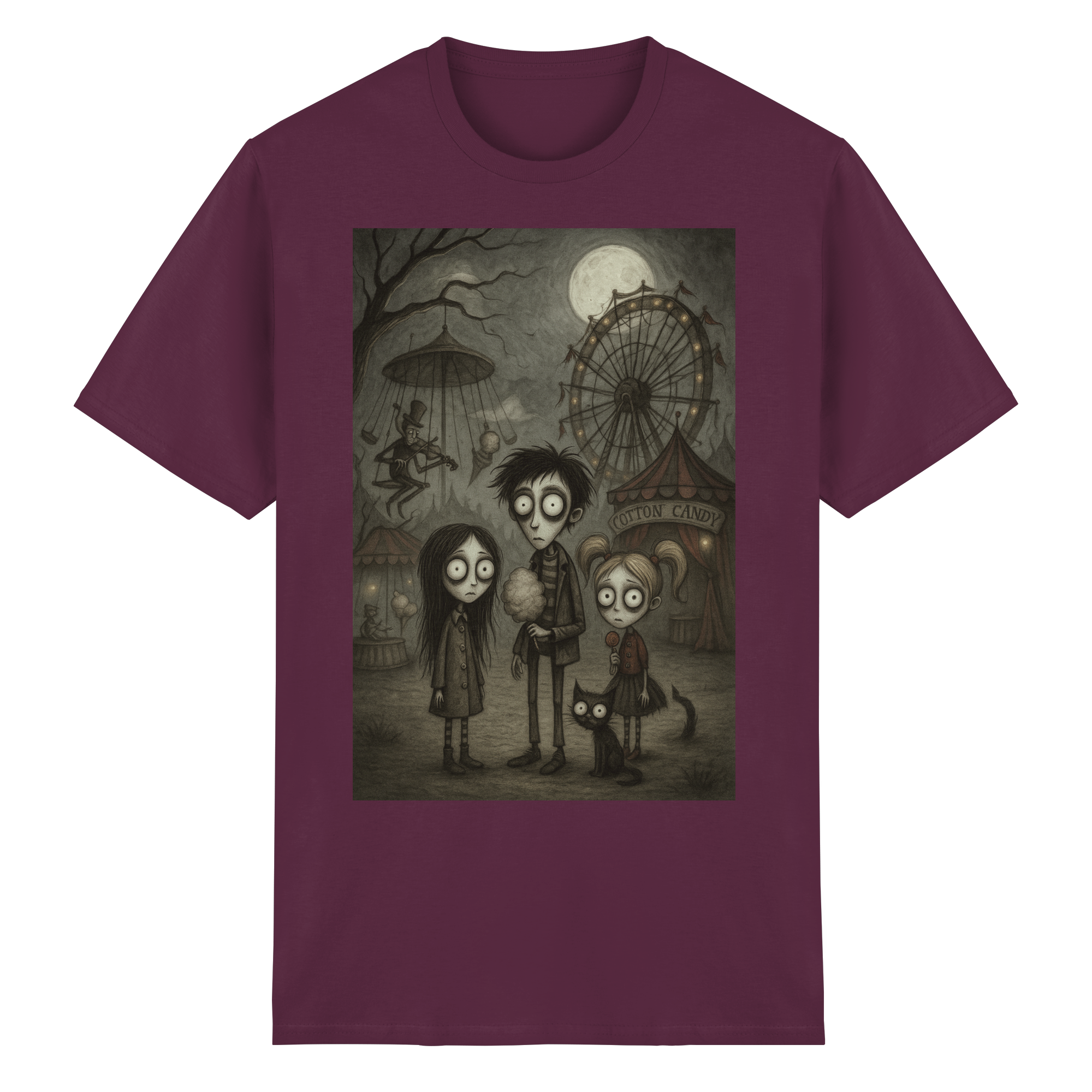 Der Mitternachtsjahrmarkt - Heavy Cotton T-Shirt