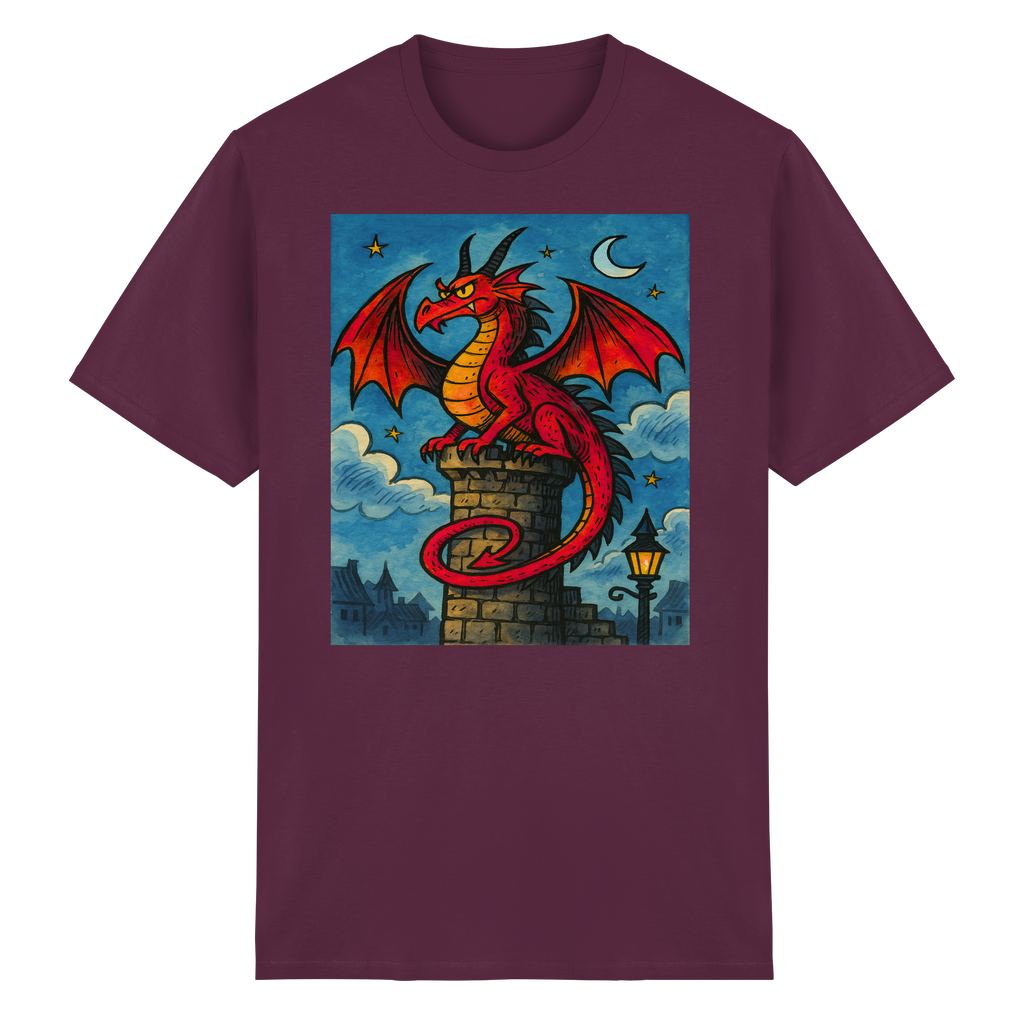 Red Dragon - Nightwatch-Edition - Heavy Cotton T-Shirt