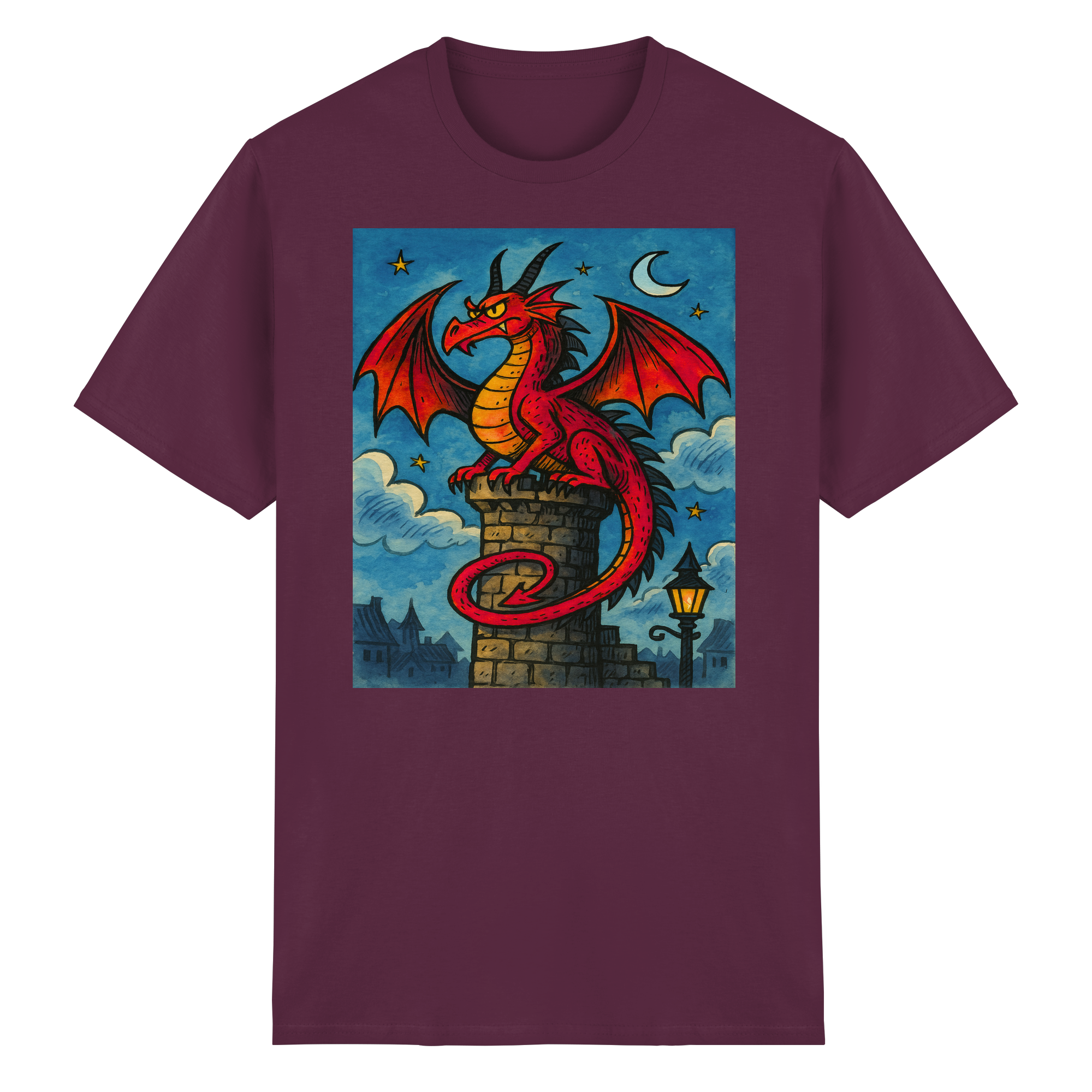Red Dragon - Nightwatch-Edition - Heavy Cotton T-Shirt