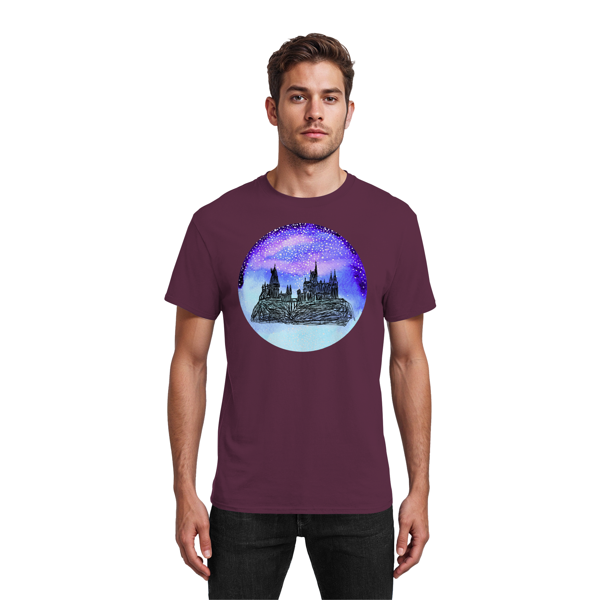 Winter in der Schule für Magie-Begabte - Heavy Cotton T-Shirt