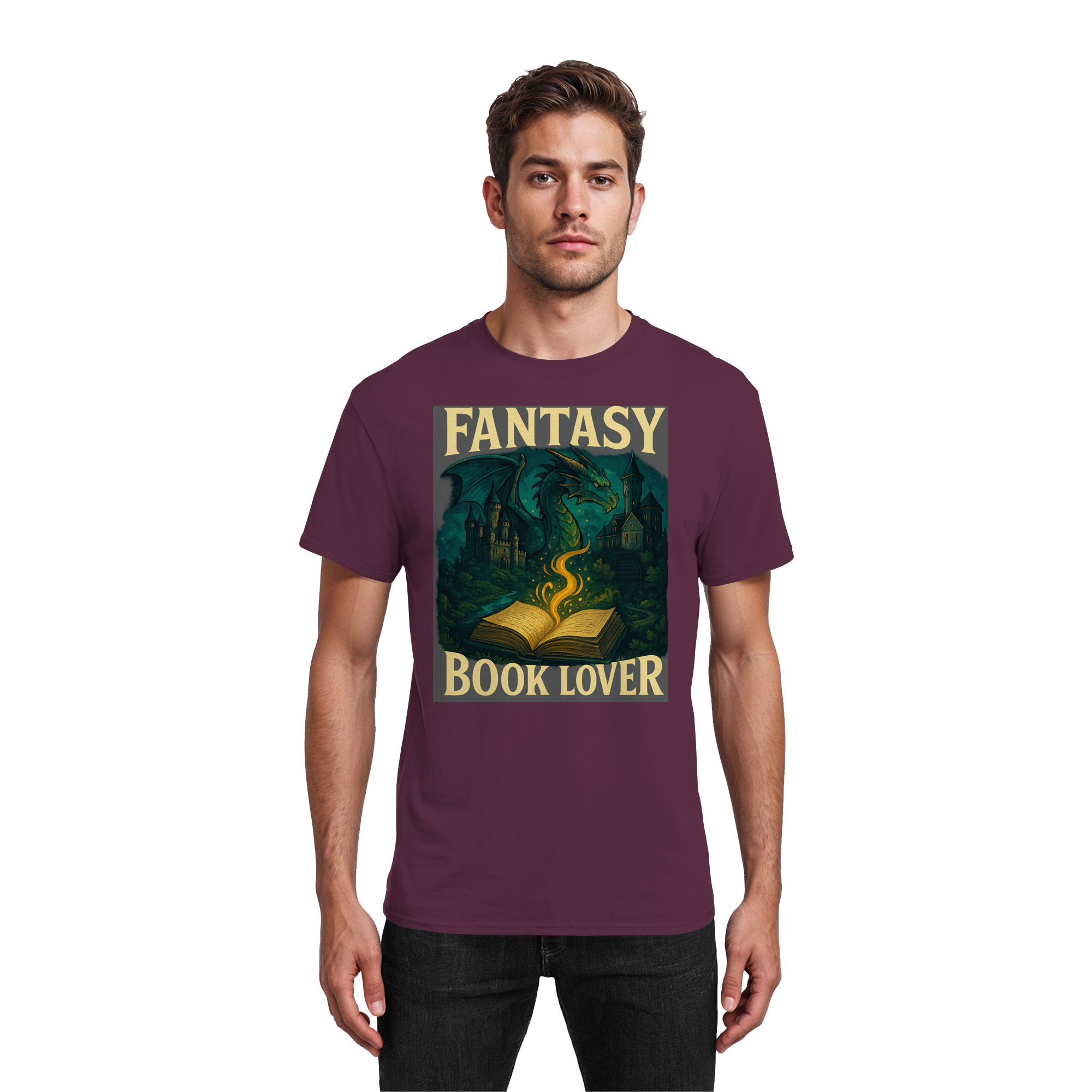 Fantasy Book Lover - Heavy Cotton T-Shirt