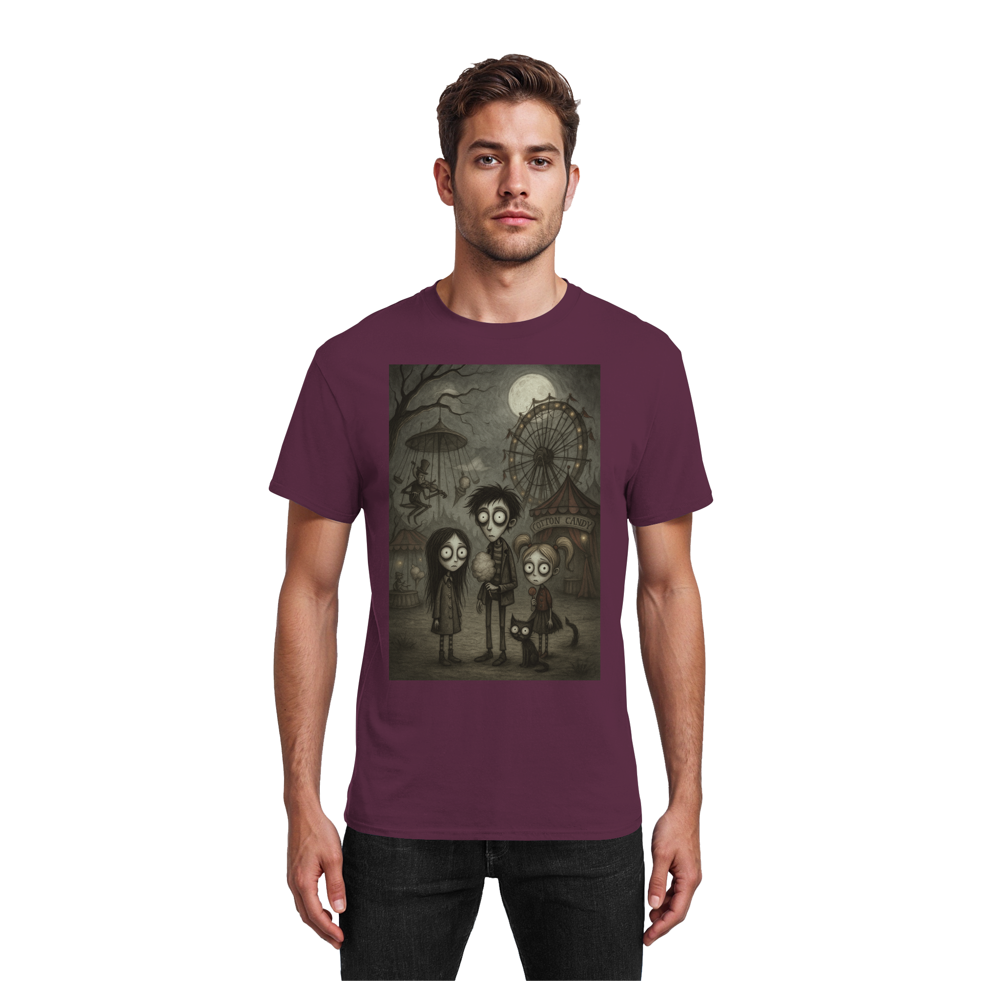 Der Mitternachtsjahrmarkt - Heavy Cotton T-Shirt