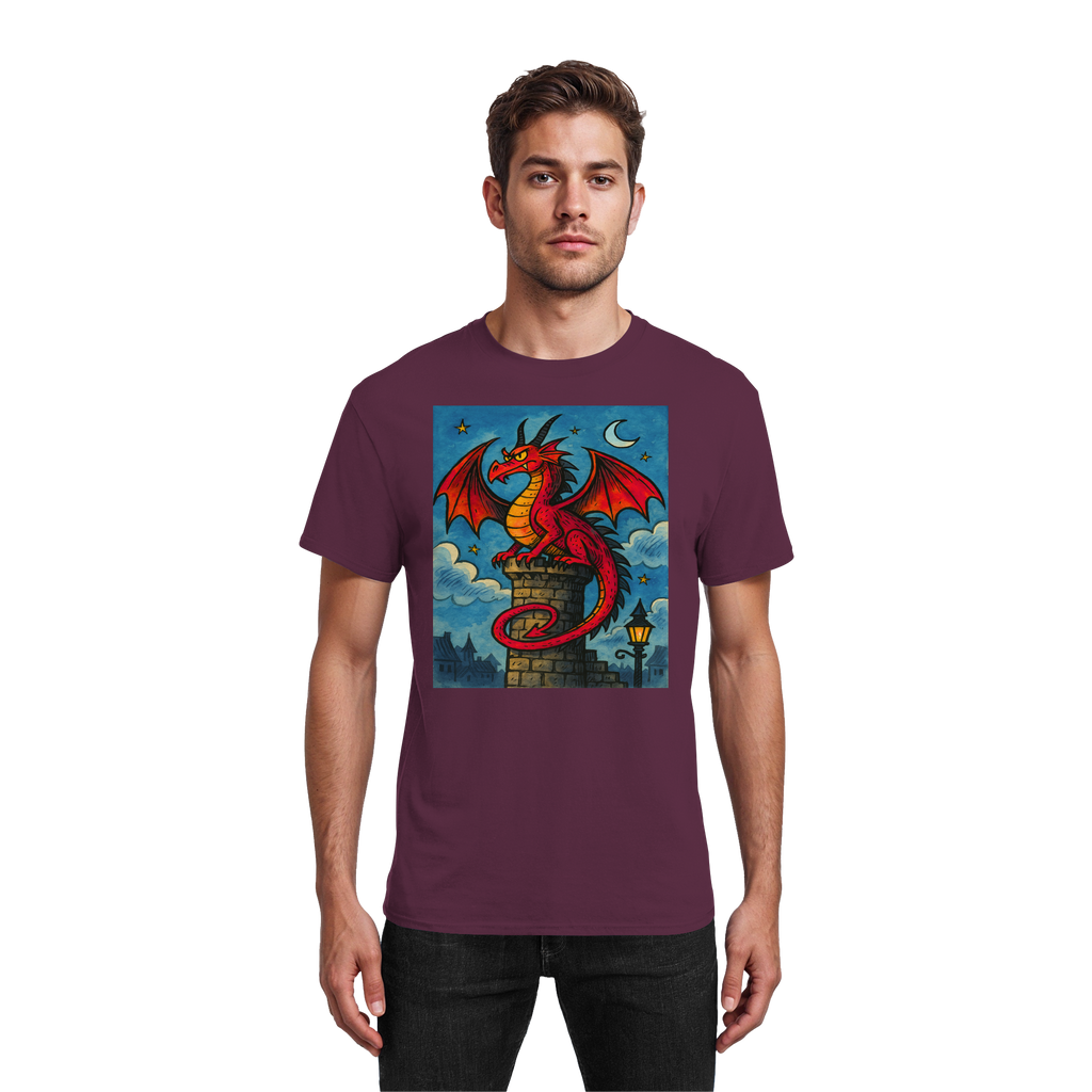 Red Dragon - Nightwatch-Edition - Heavy Cotton T-Shirt