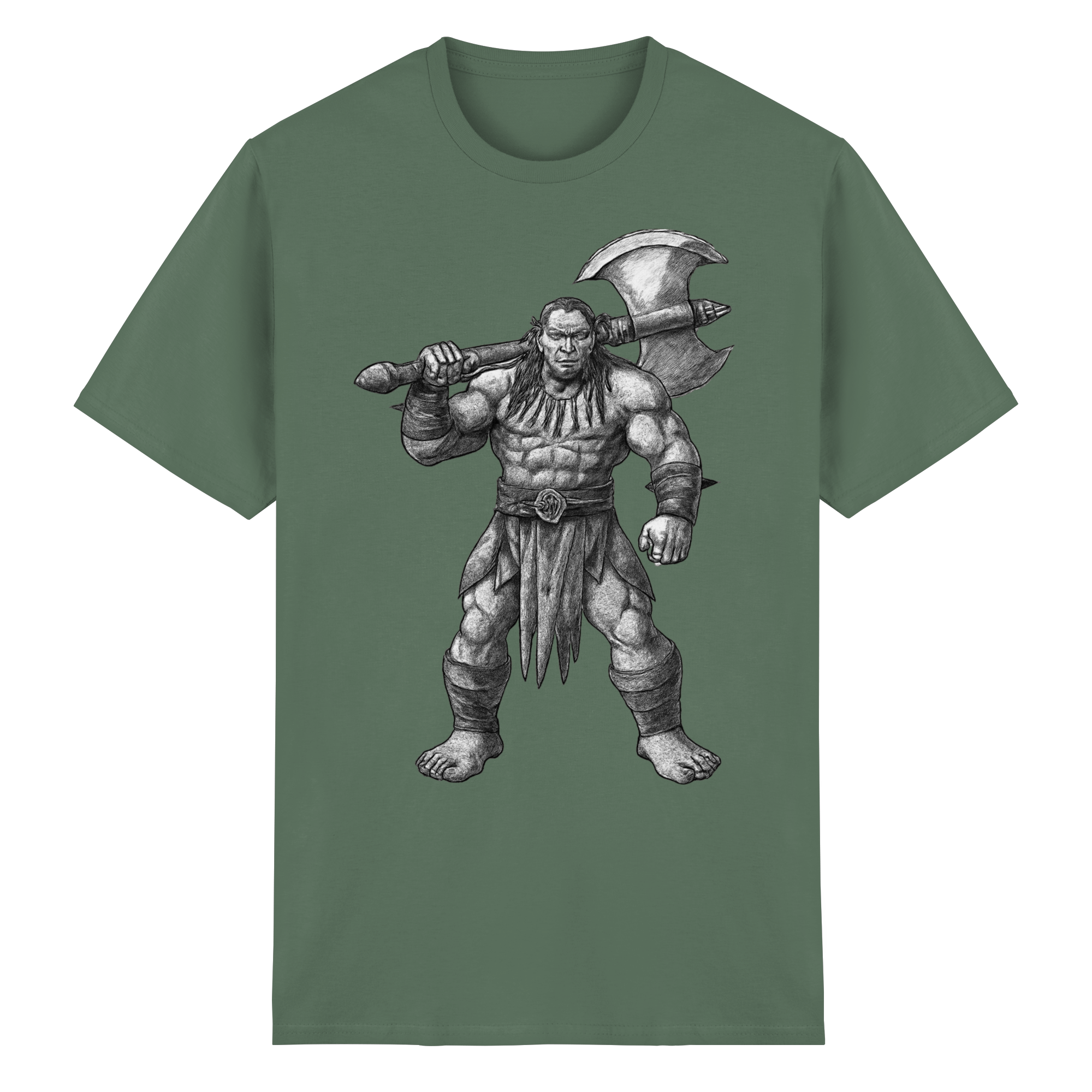 Barbarian's Resolve - Heavy Cotton T-Shirt