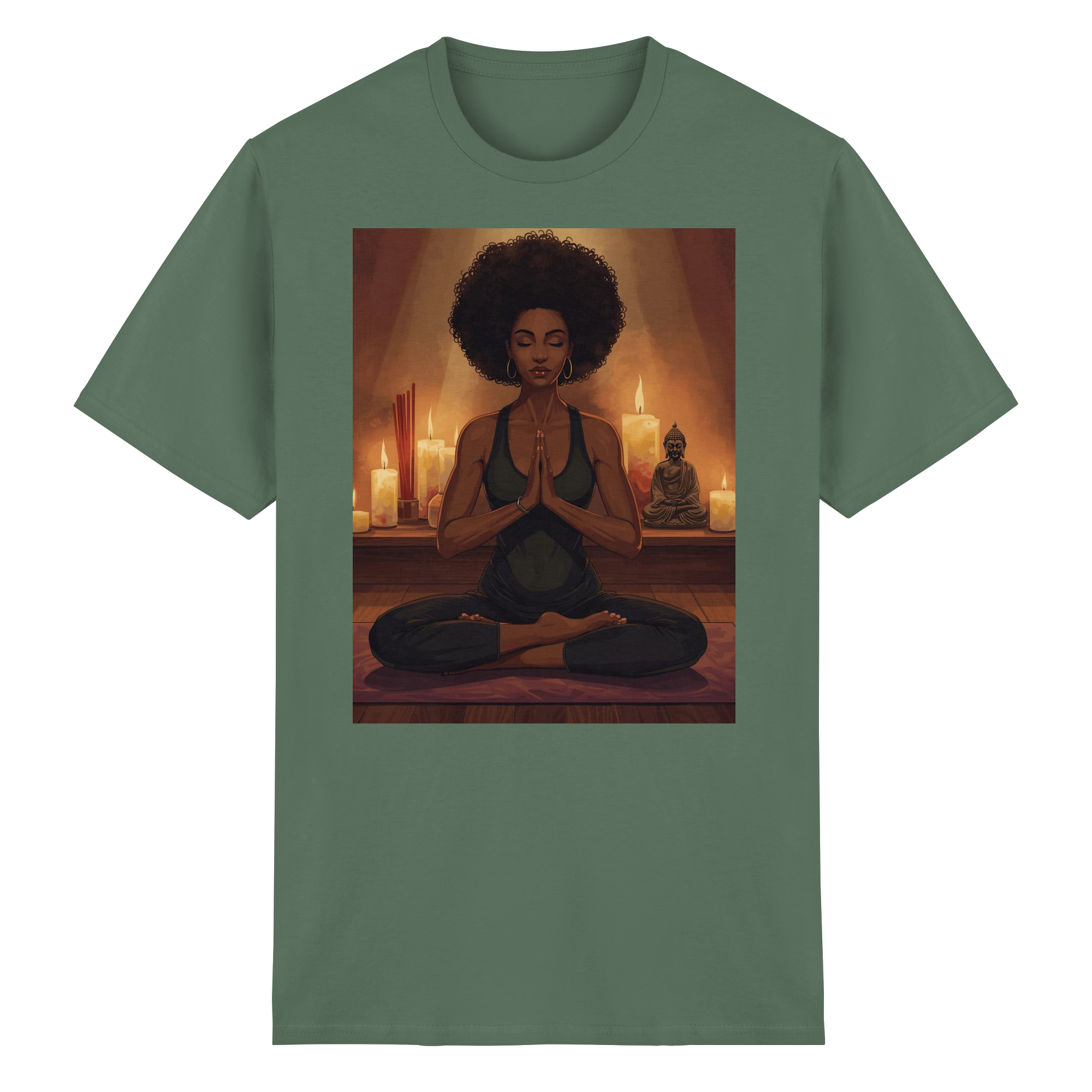 Yoga & Serenity - Heavy Cotton T-Shirt