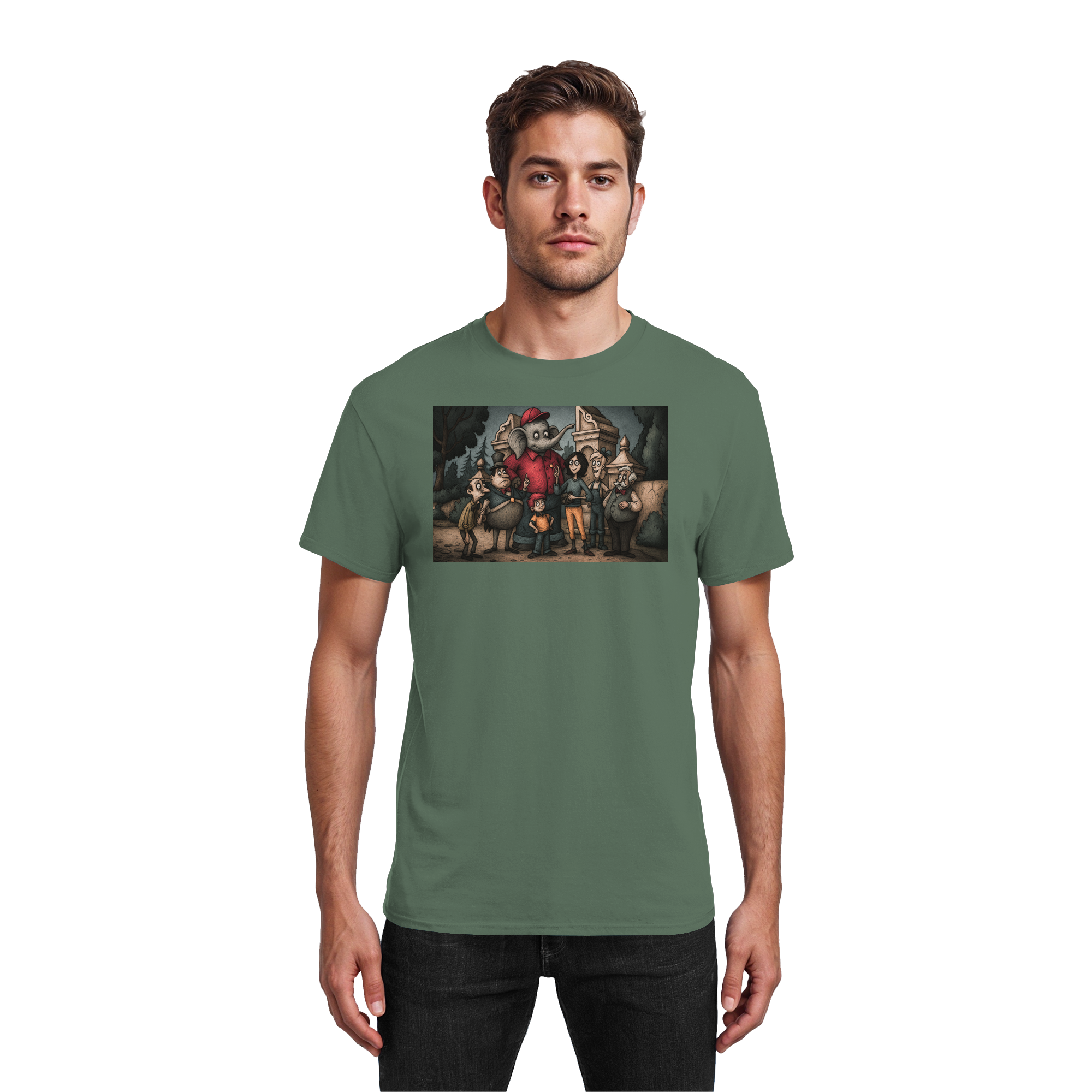 Kindheitshelden - Dark Edition - Heavy Cotton T-Shirt