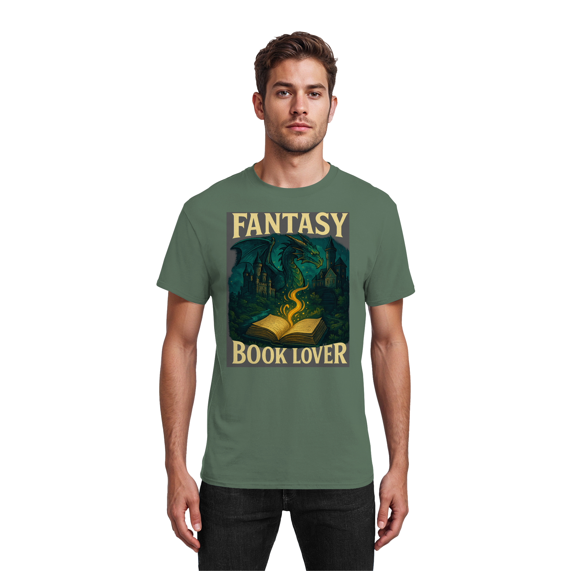 Fantasy Book Lover - Heavy Cotton T-Shirt