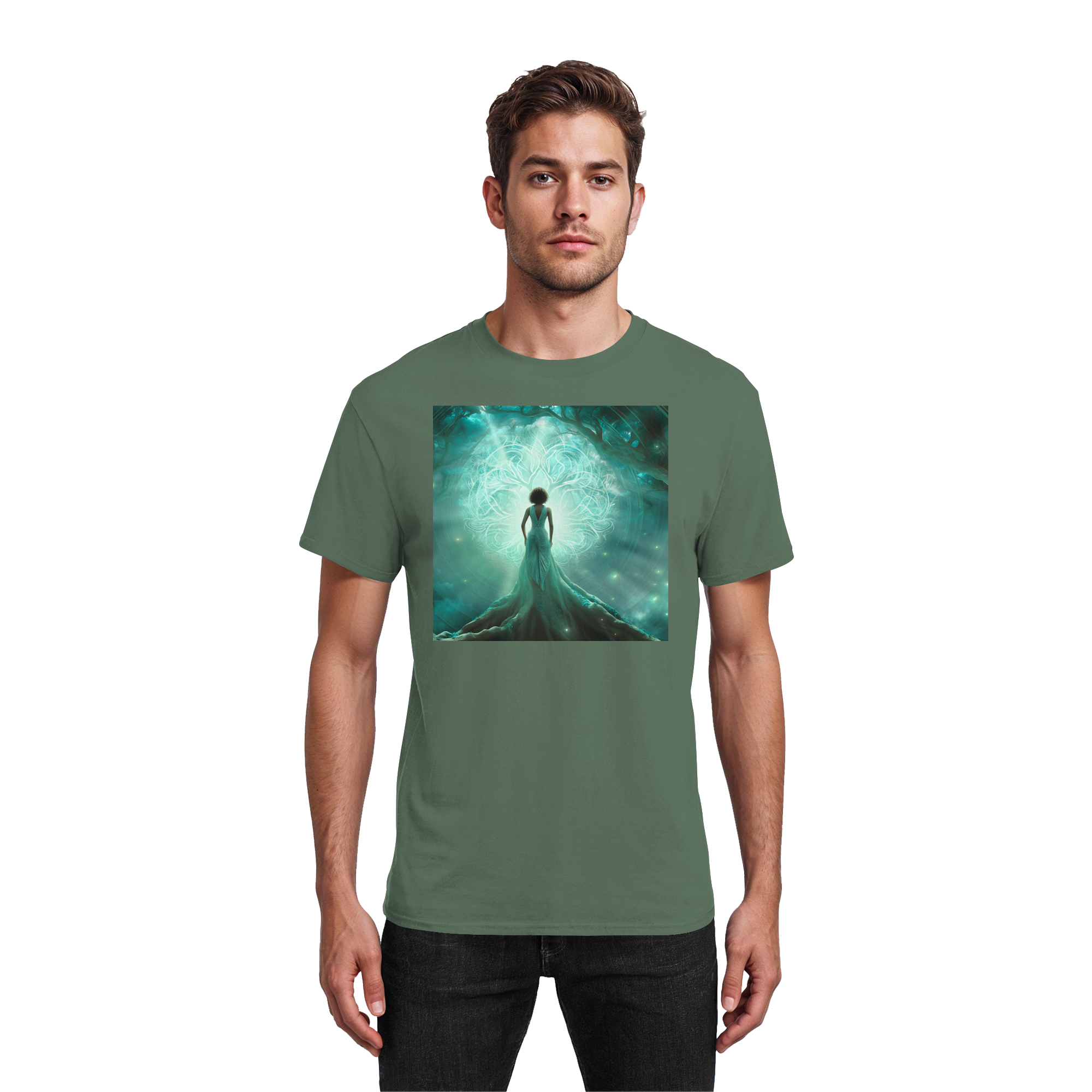 Mystische Frau - Heavy Cotton T-Shirt