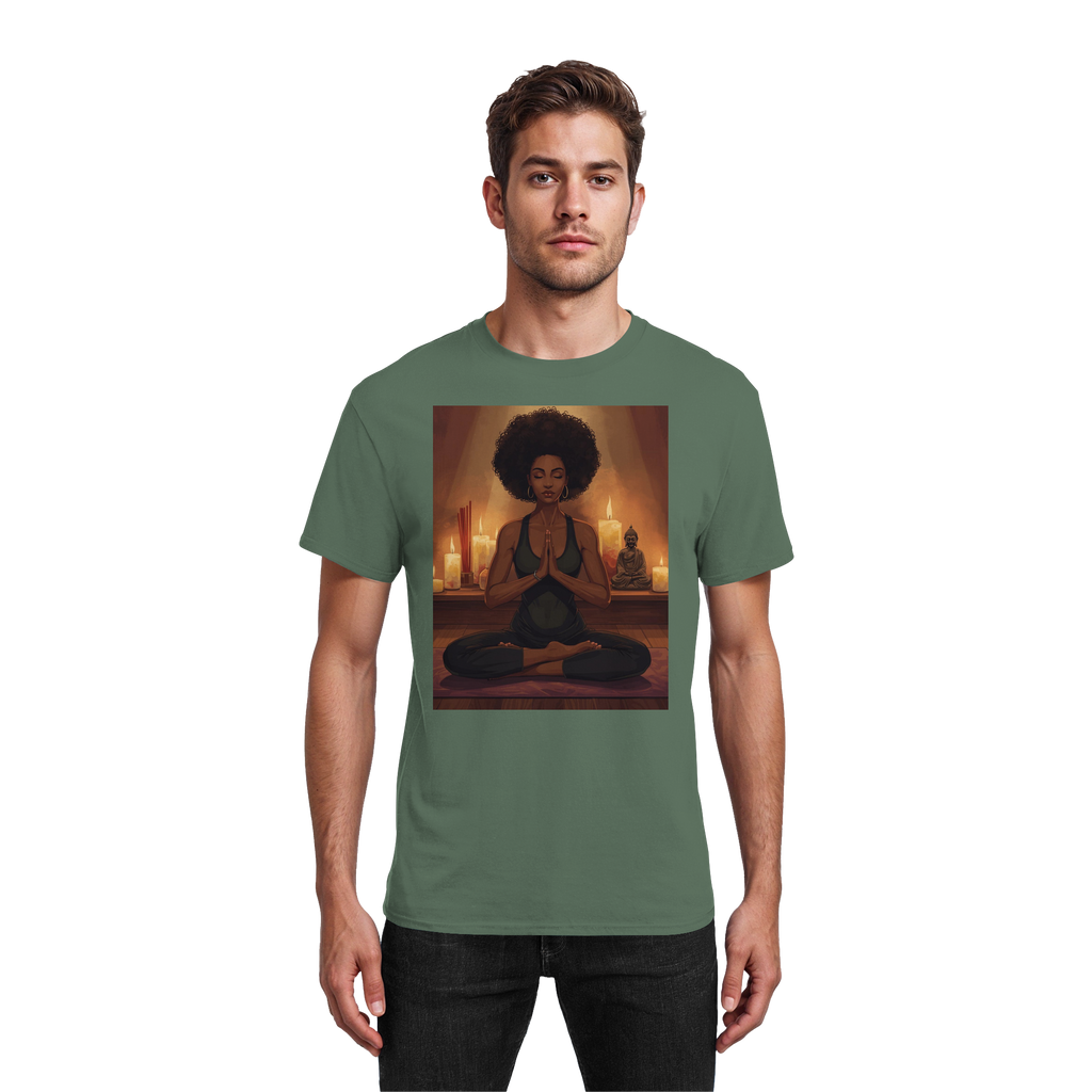 Yoga & Serenity - Heavy Cotton T-Shirt