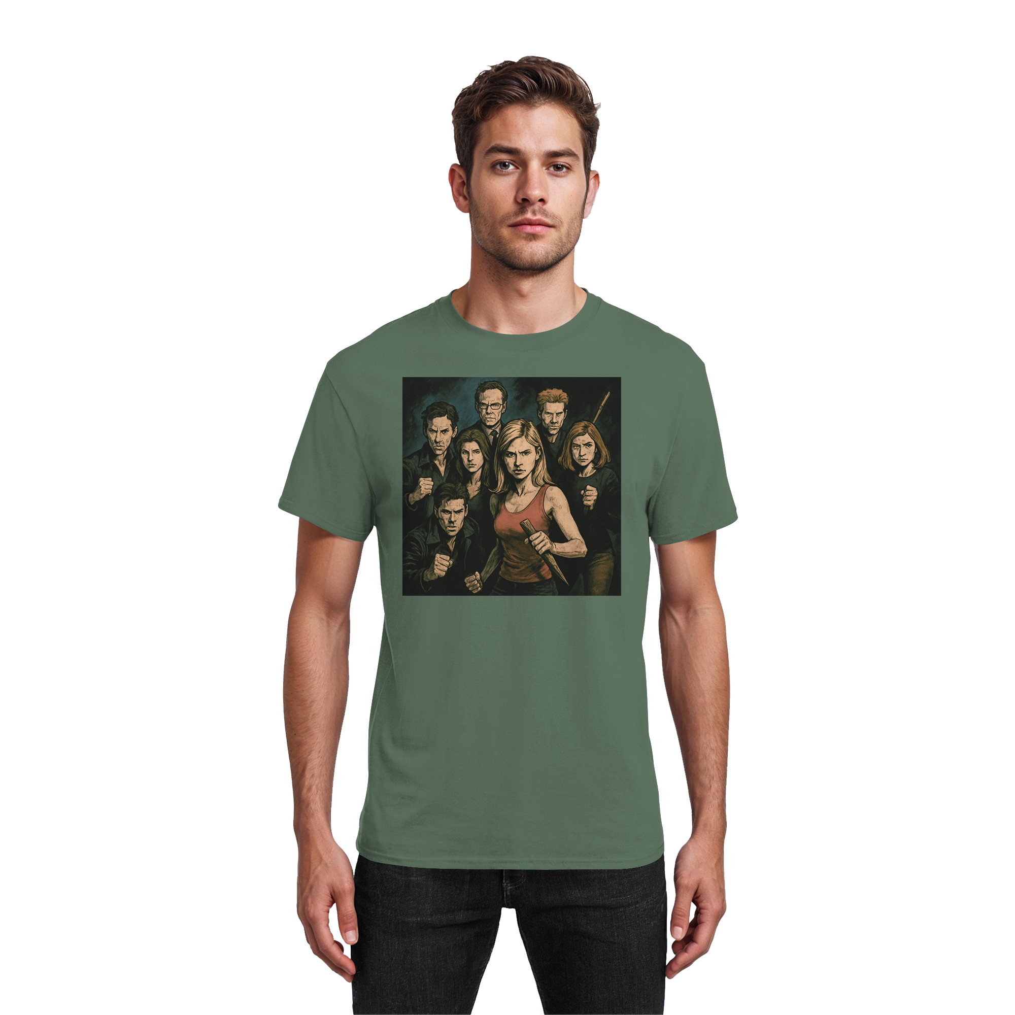 Gemeinsam gegen die Dunkelheit - Heavy Cotton T-Shirt