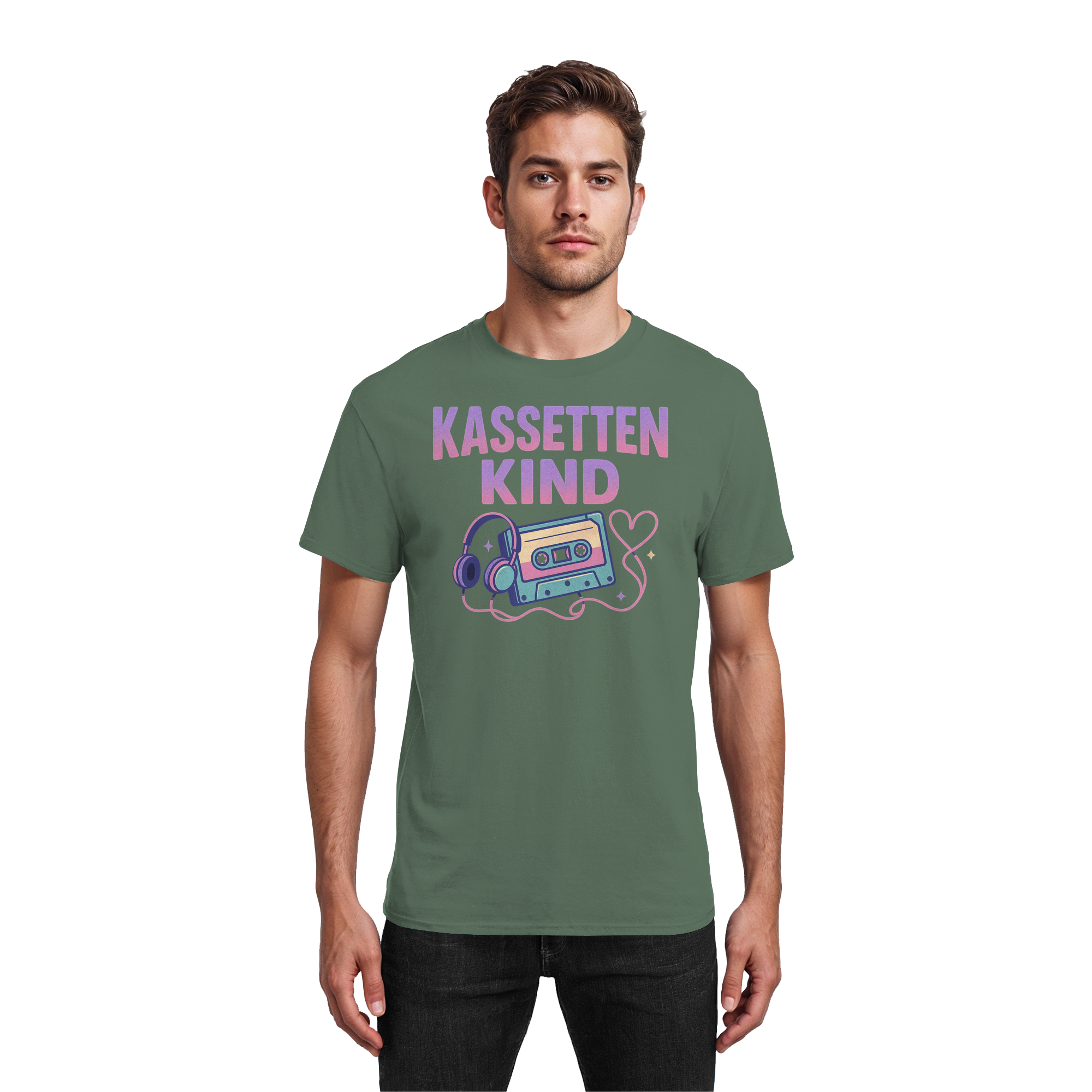 Kassettenkind-Nostalgie-Edition - Heavy Cotton T-Shirt