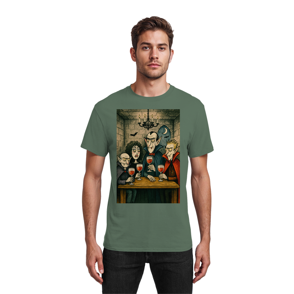 Vampires & Vino - Heavy Cotton T-Shirt