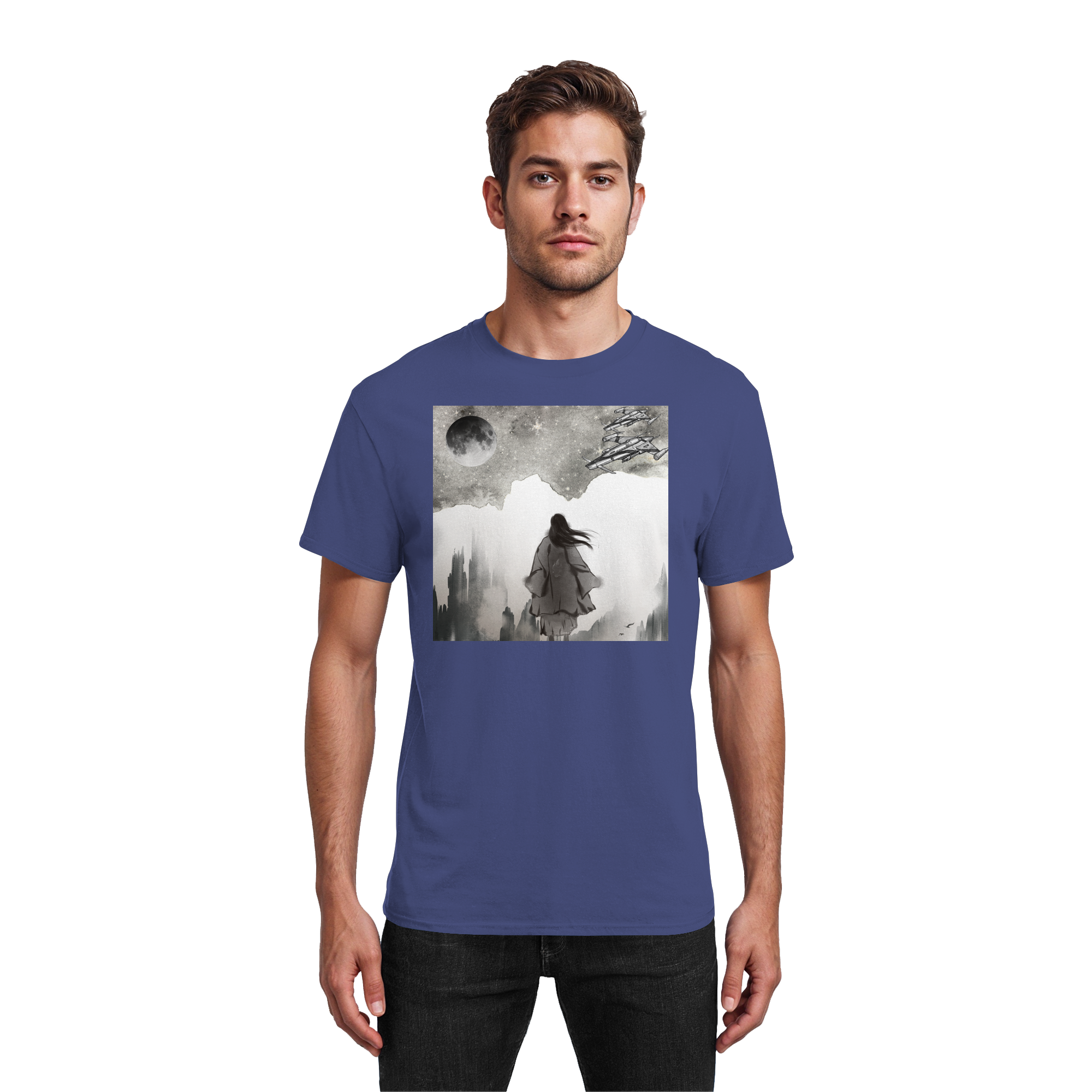 Zwischen den Sternen - Heavy Cotton T-Shirt