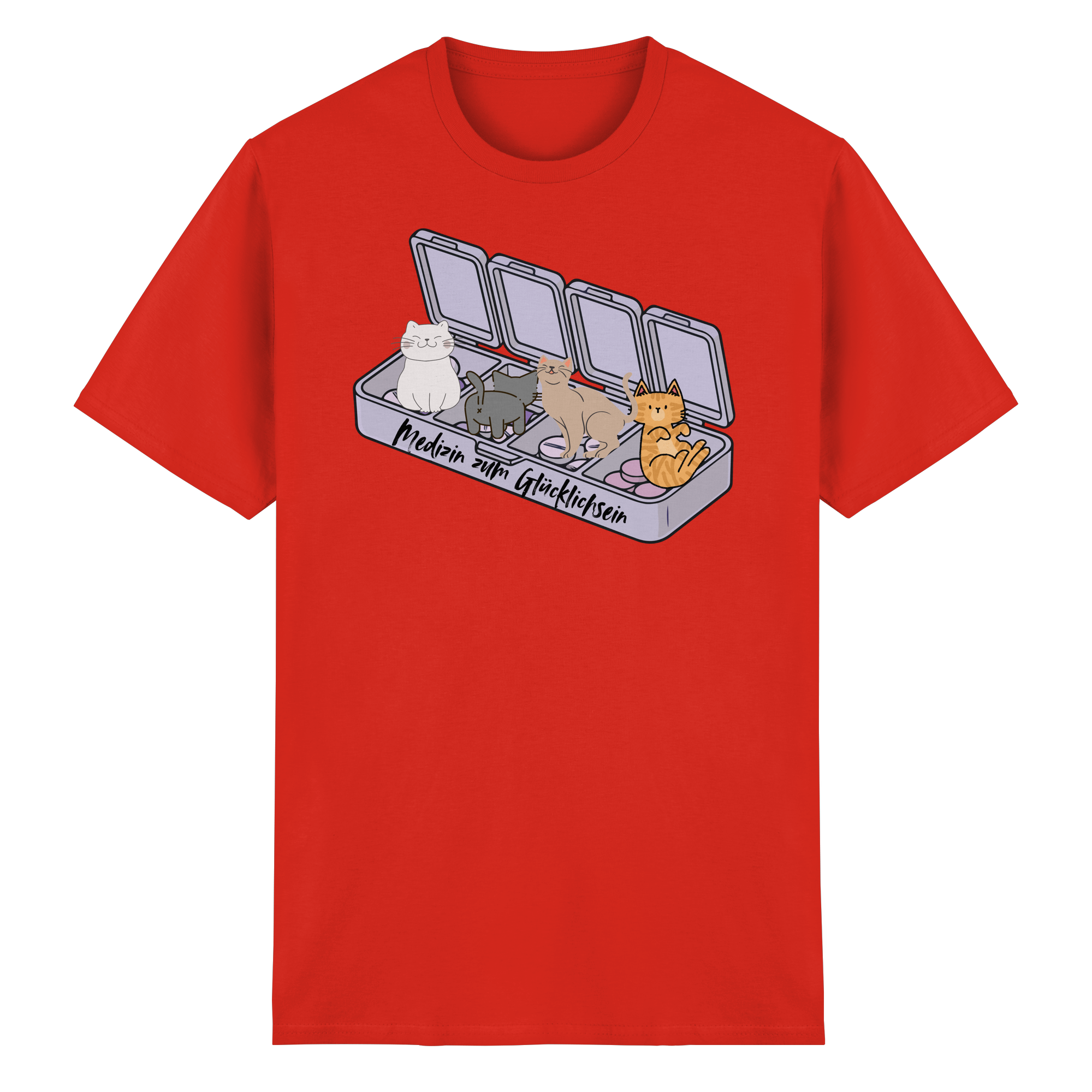 Medizin zum Glücklichsein - Heavy Cotton T-Shirt