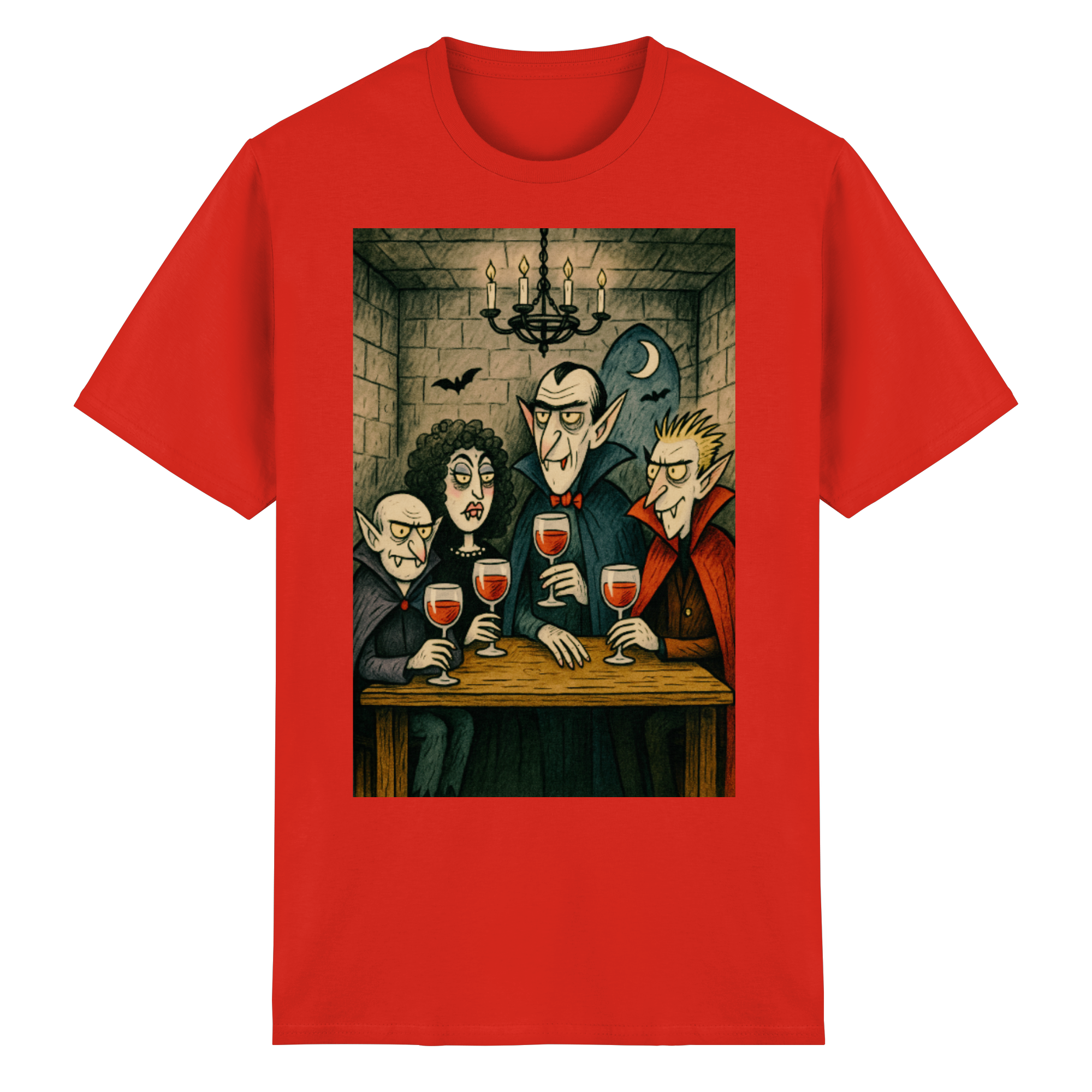 Vampires & Vino - Heavy Cotton T-Shirt