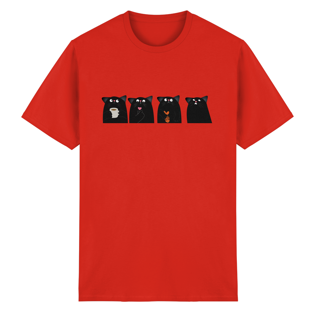 Der Rat der schwarzen Katzen - Heavy Cotton T-Shirt