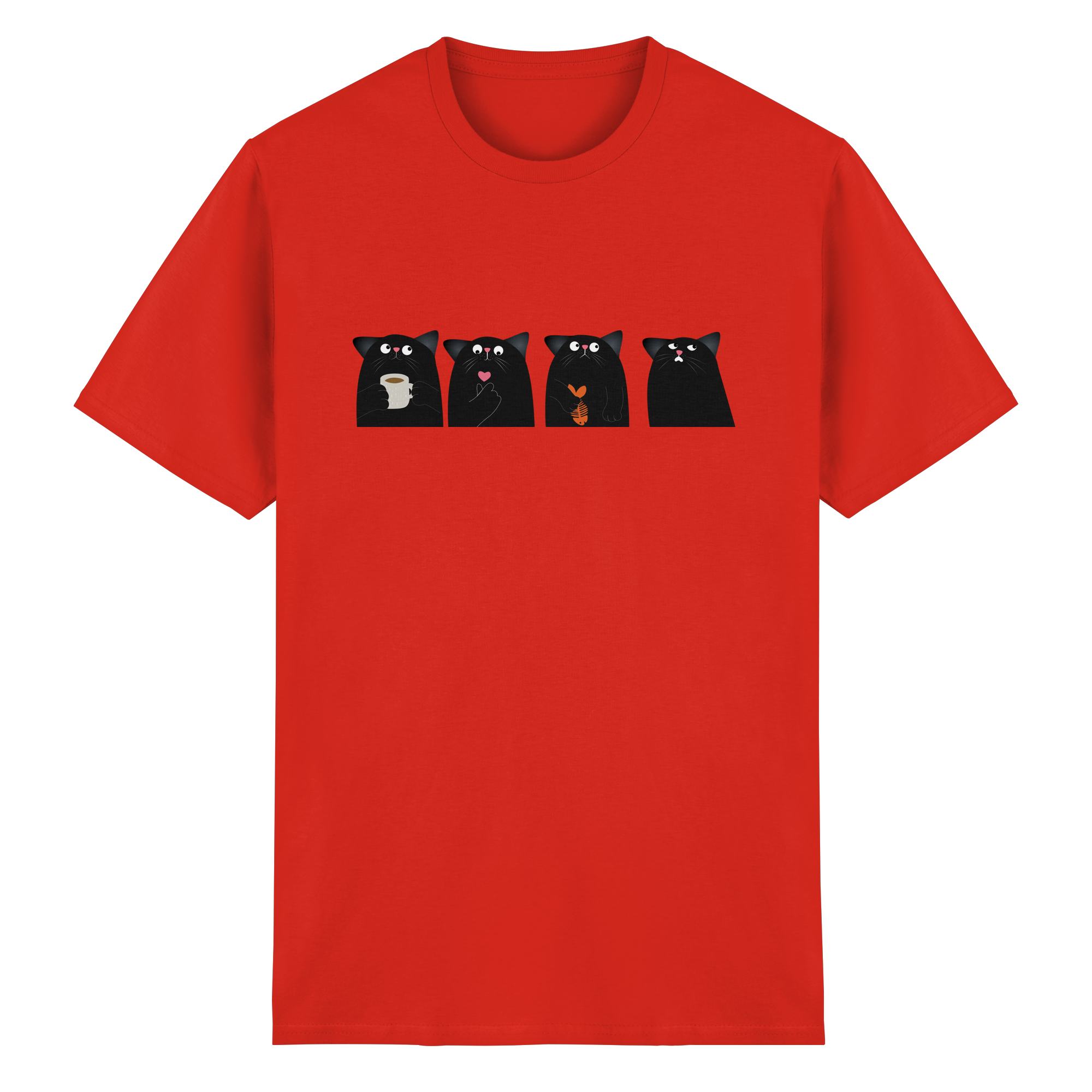 Der Rat der schwarzen Katzen - Heavy Cotton T-Shirt