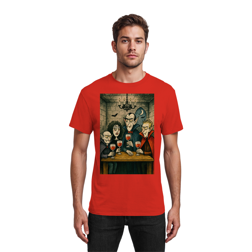 Vampires & Vino - Heavy Cotton T-Shirt