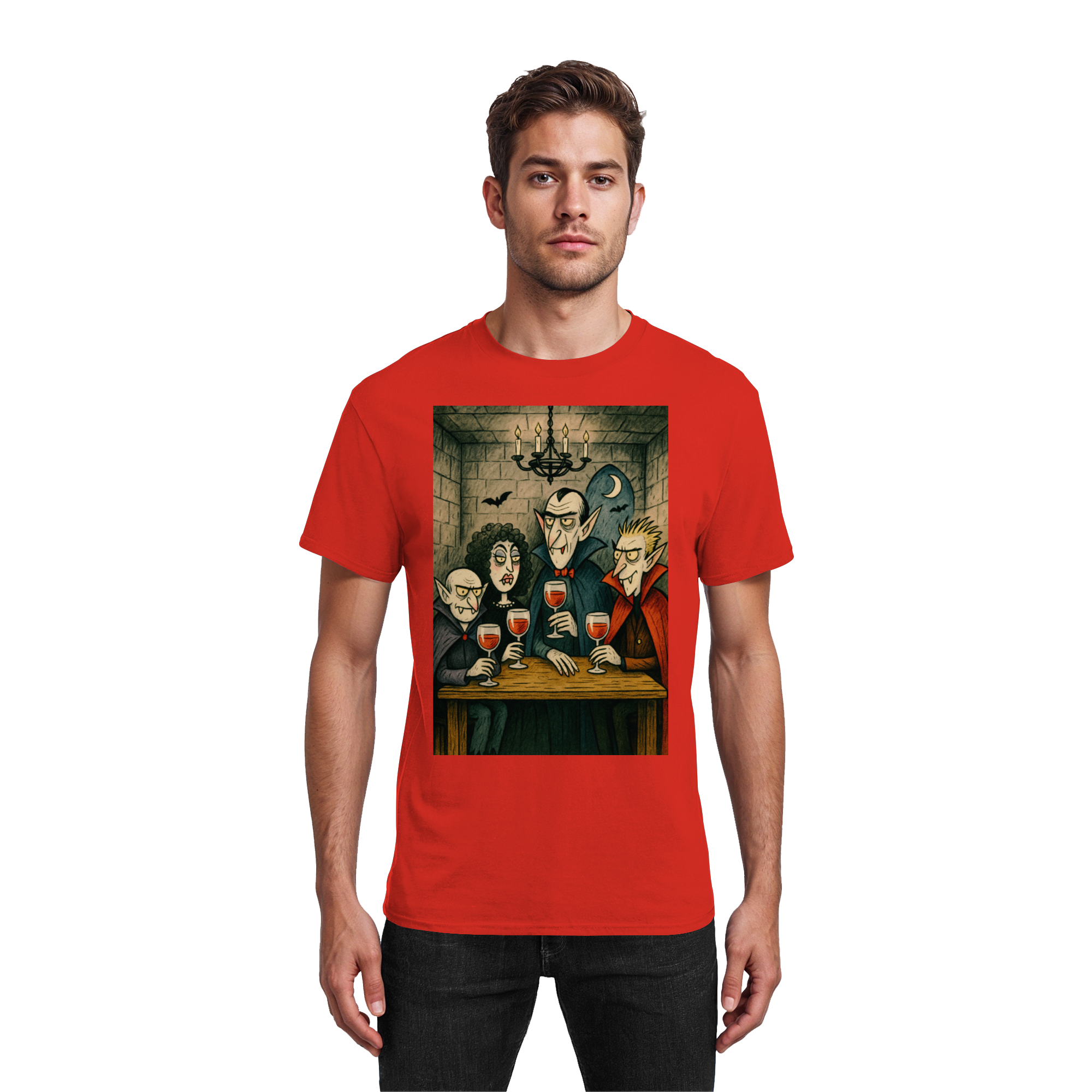 Vampires & Vino - Heavy Cotton T-Shirt