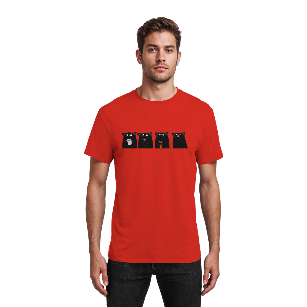Der Rat der schwarzen Katzen - Heavy Cotton T-Shirt