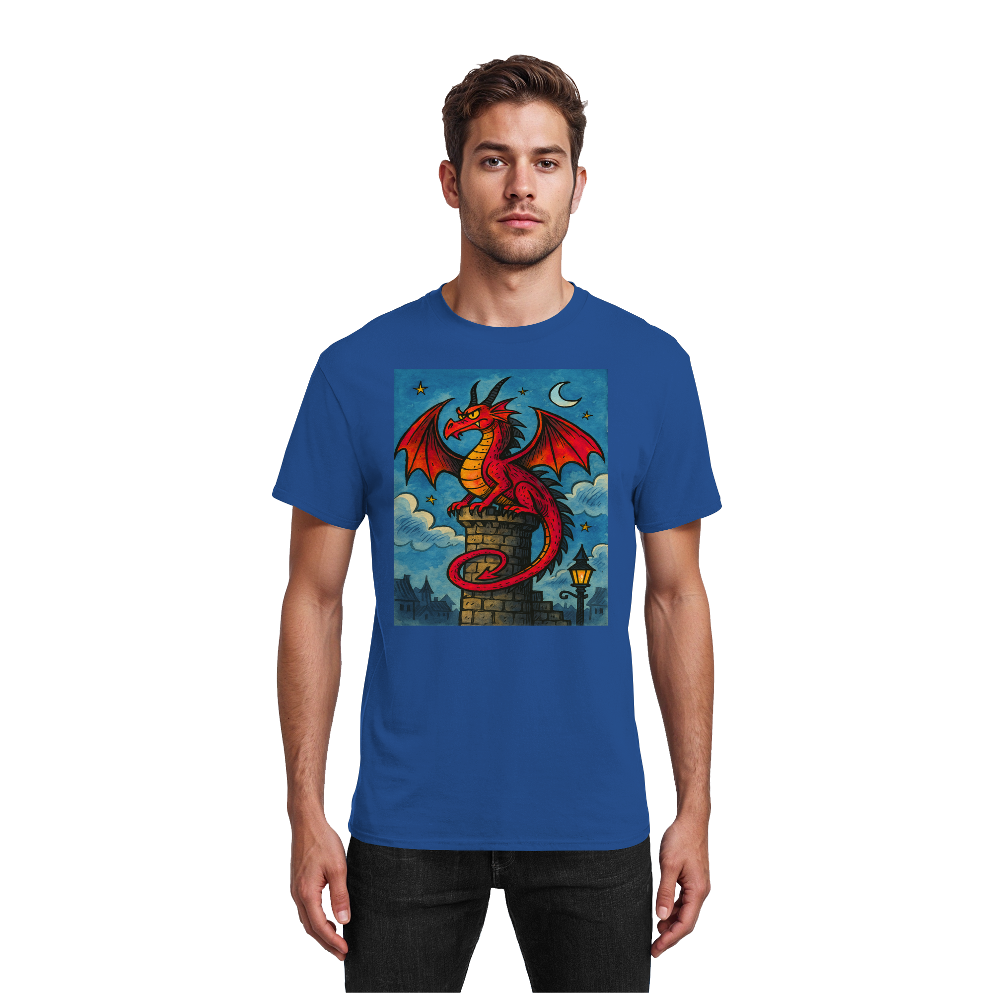 Red Dragon - Nightwatch-Edition - Heavy Cotton T-Shirt