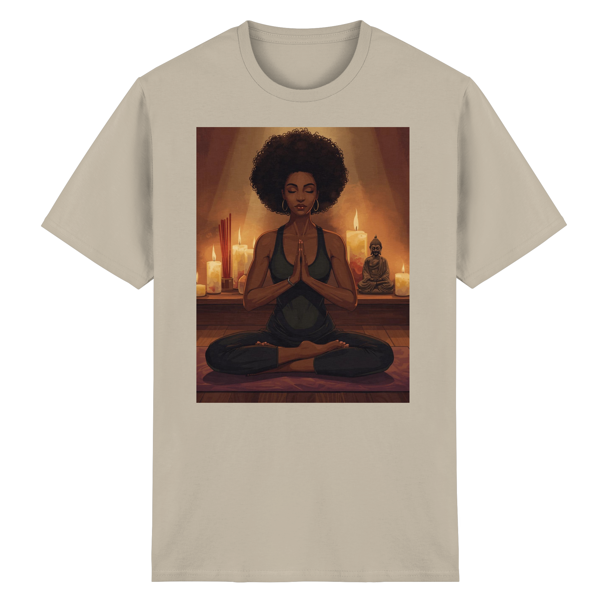 Yoga & Serenity - Heavy Cotton T-Shirt