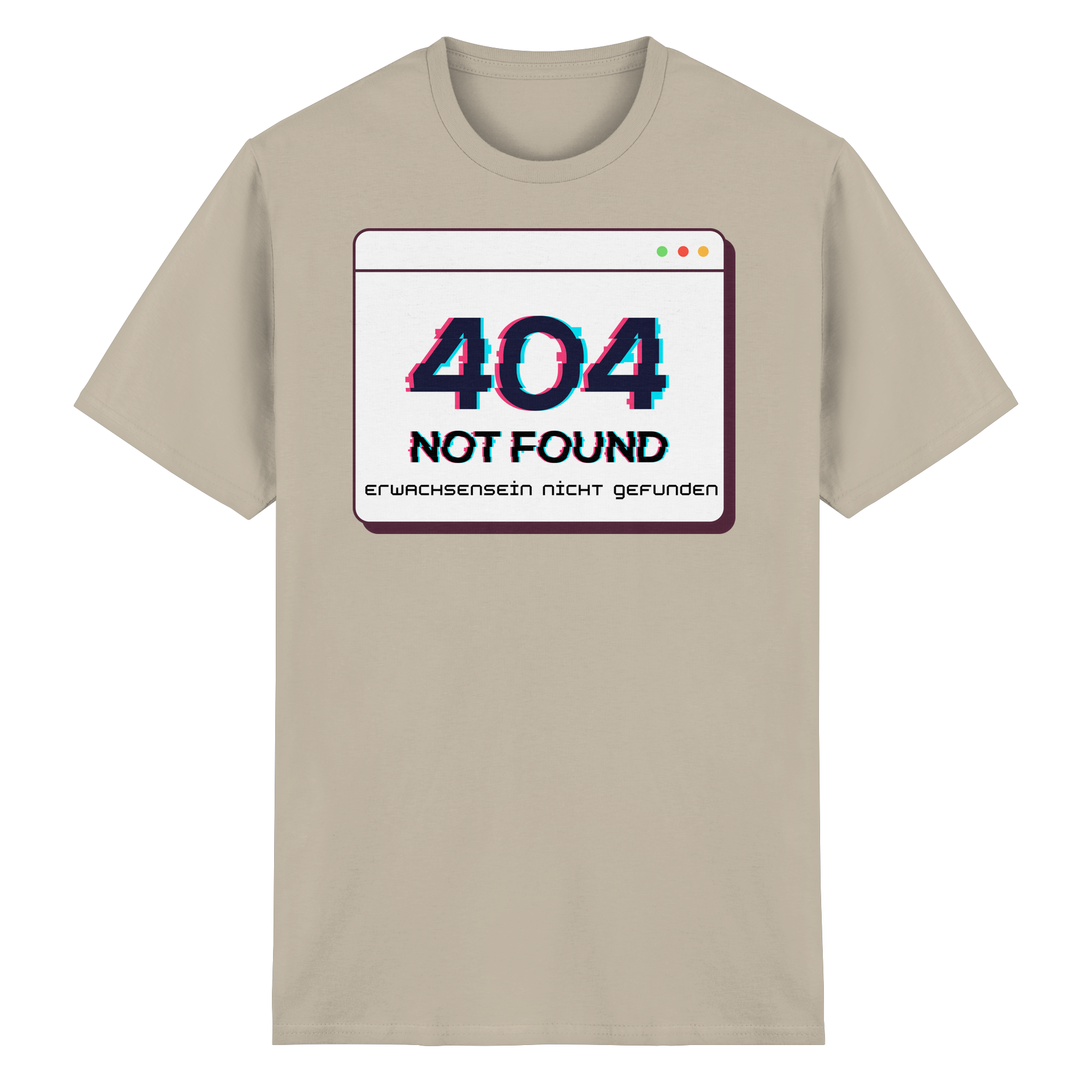 404 Not Found – Erwachsensein nicht gefunden - Heavy Cotton T-Shirt