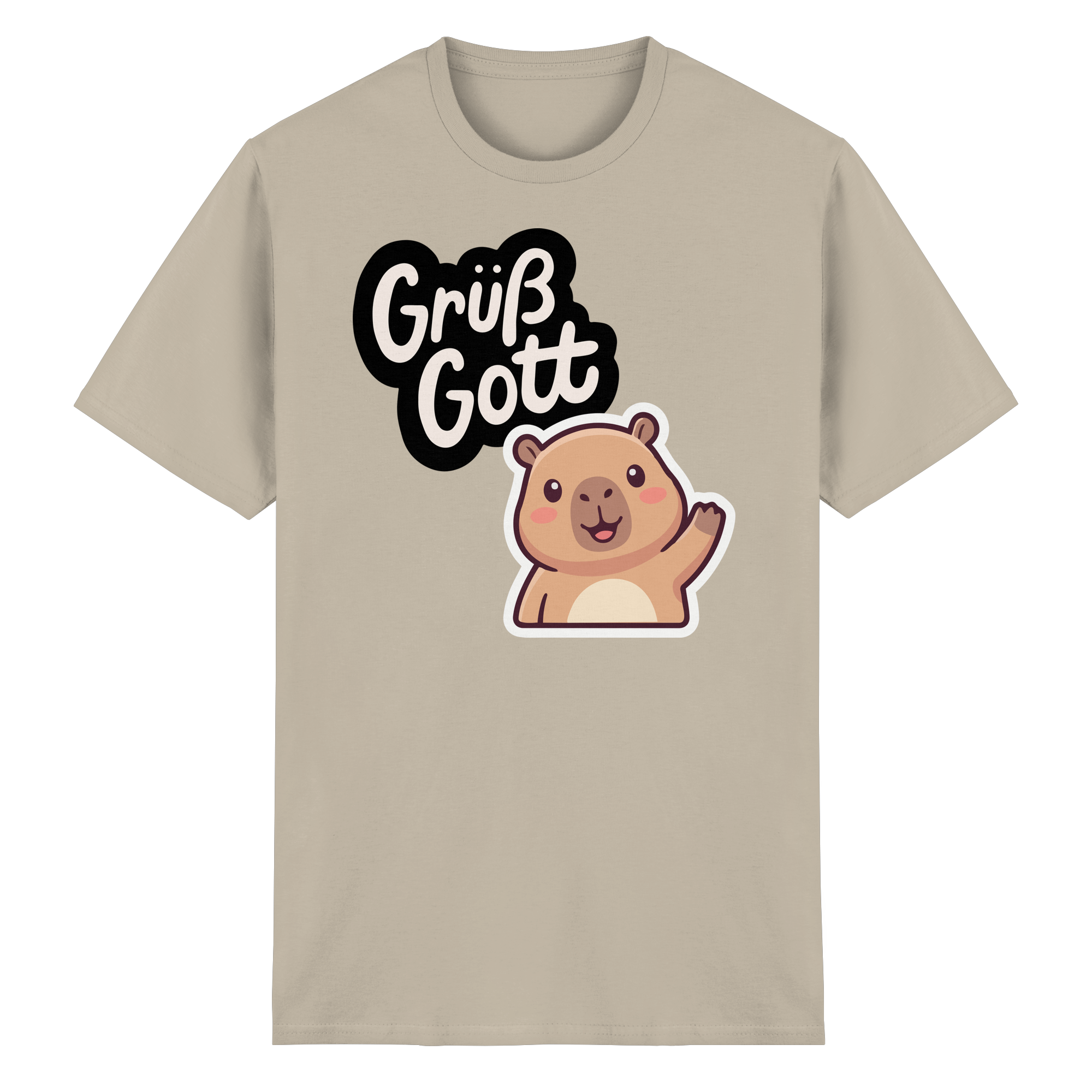 Grüß Gott Capybara | - Heavy Cotton T-Shirt