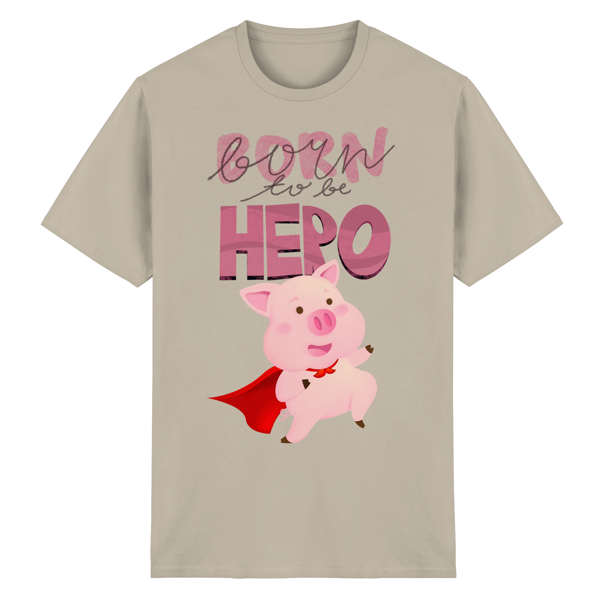 Born to be Hero - Heavy Cotton T-Shirt
