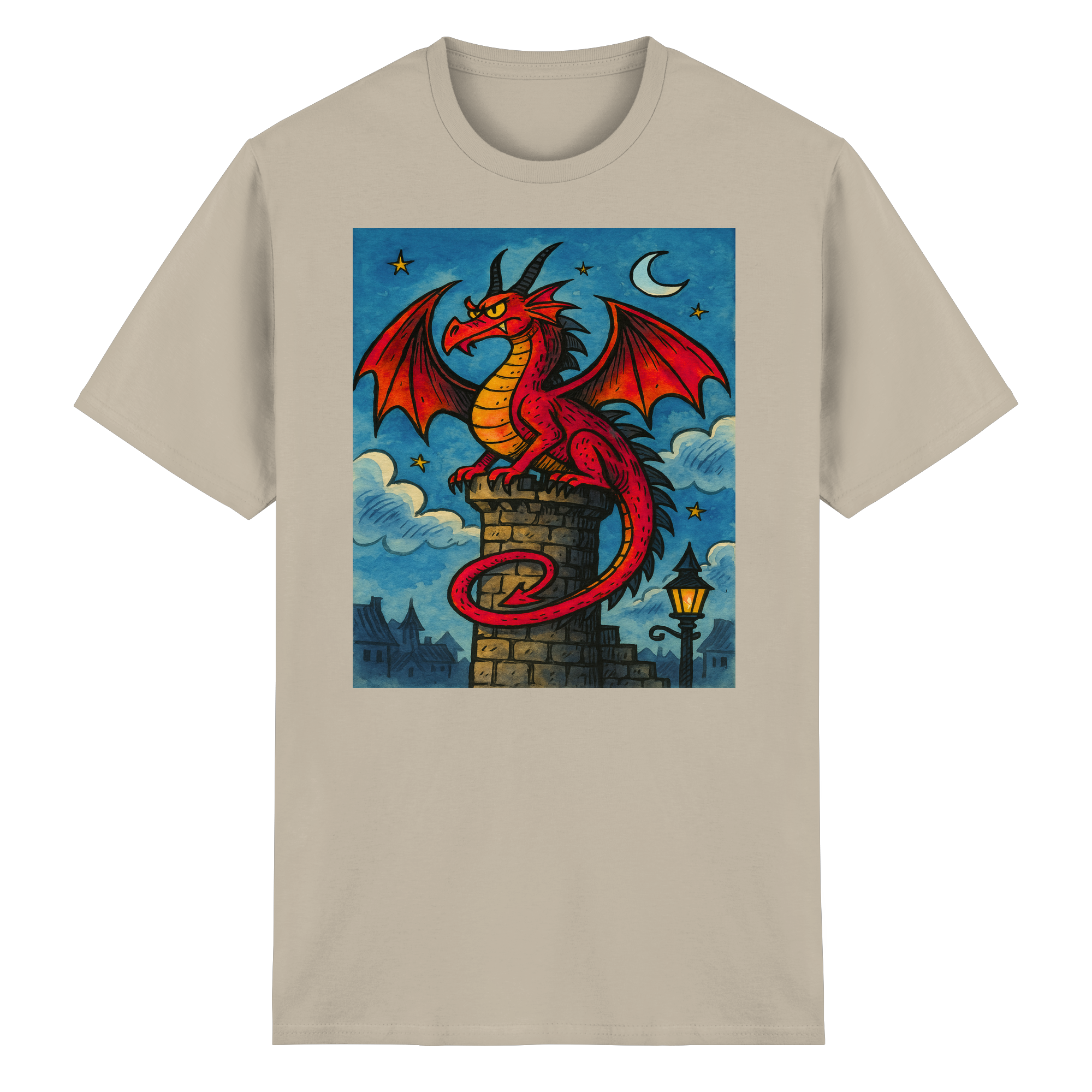 Red Dragon - Nightwatch-Edition - Heavy Cotton T-Shirt