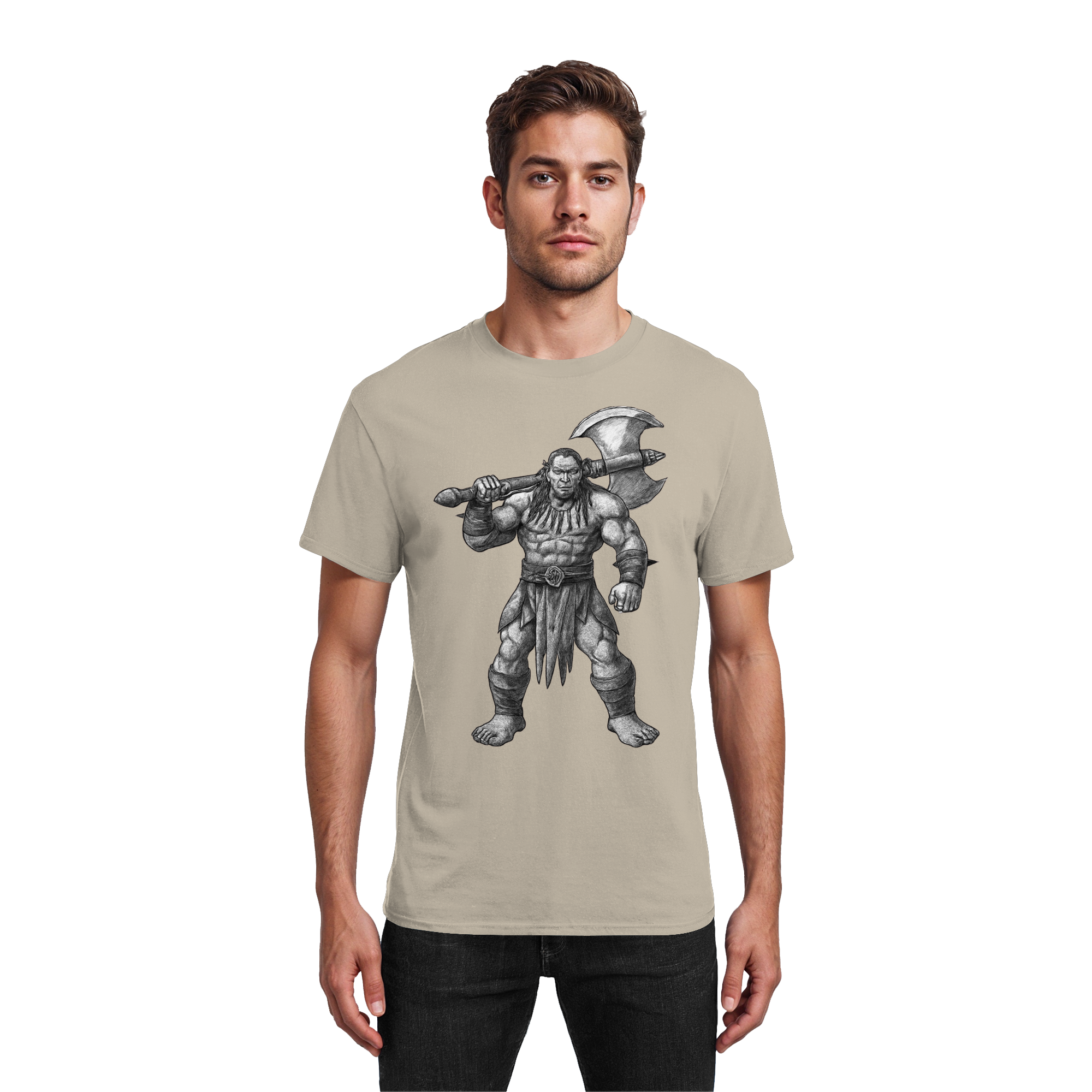 Barbarian's Resolve - Heavy Cotton T-Shirt