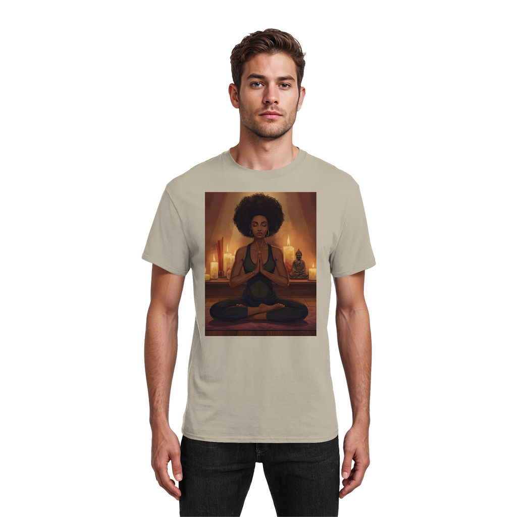 Yoga & Serenity - Heavy Cotton T-Shirt