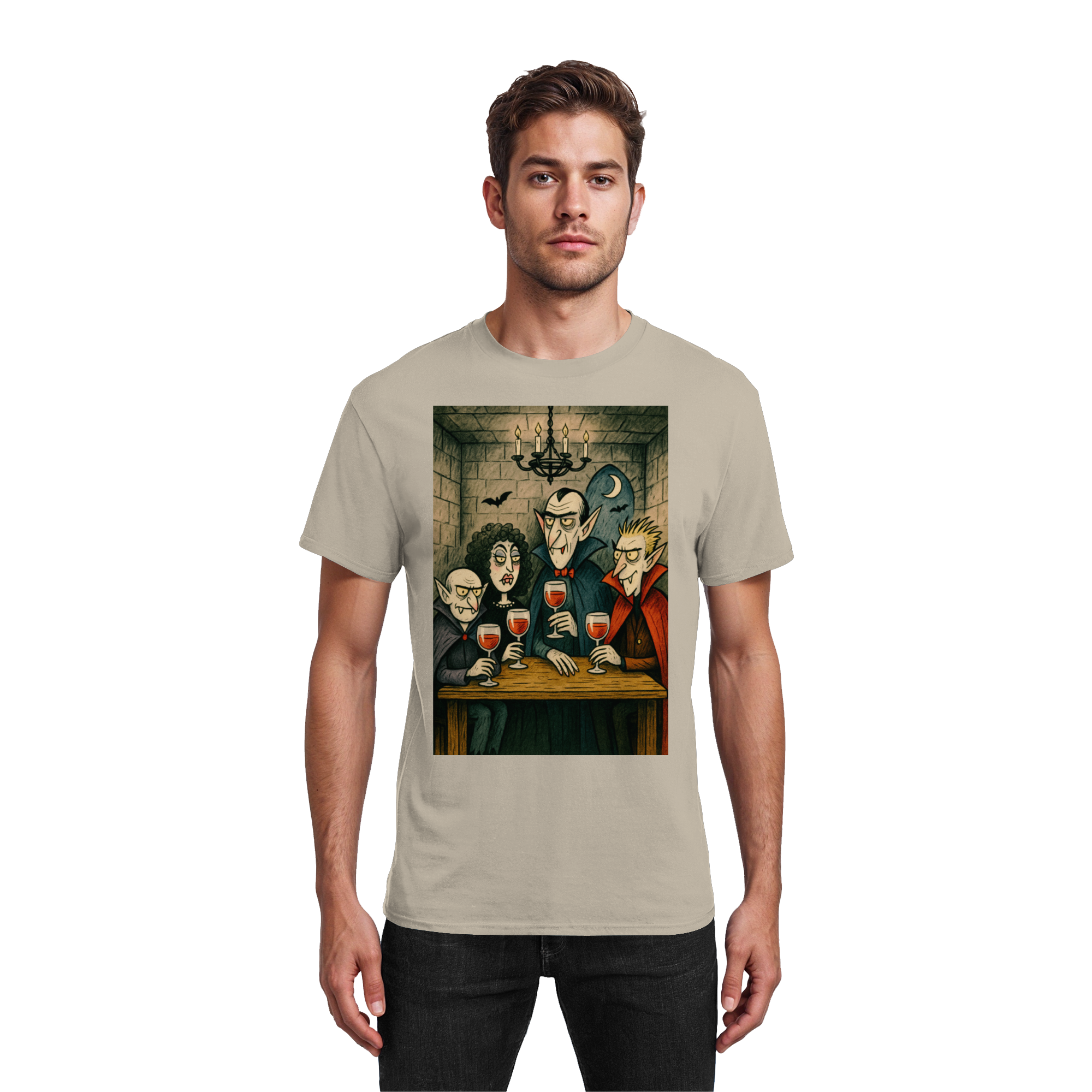 Vampires & Vino - Heavy Cotton T-Shirt
