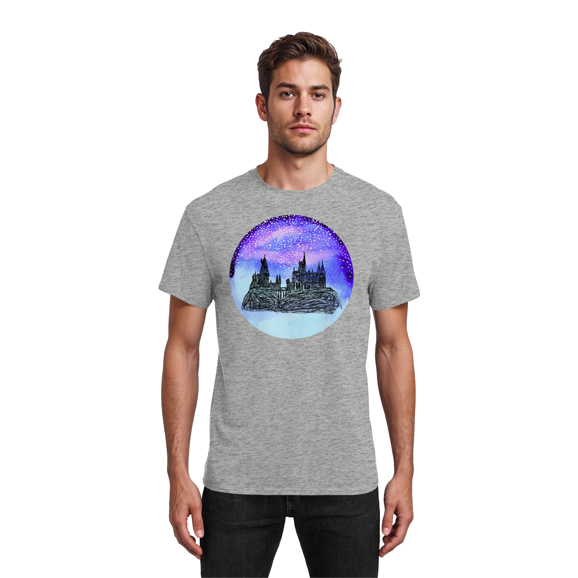 Winter in der Schule für Magie-Begabte - Heavy Cotton T-Shirt